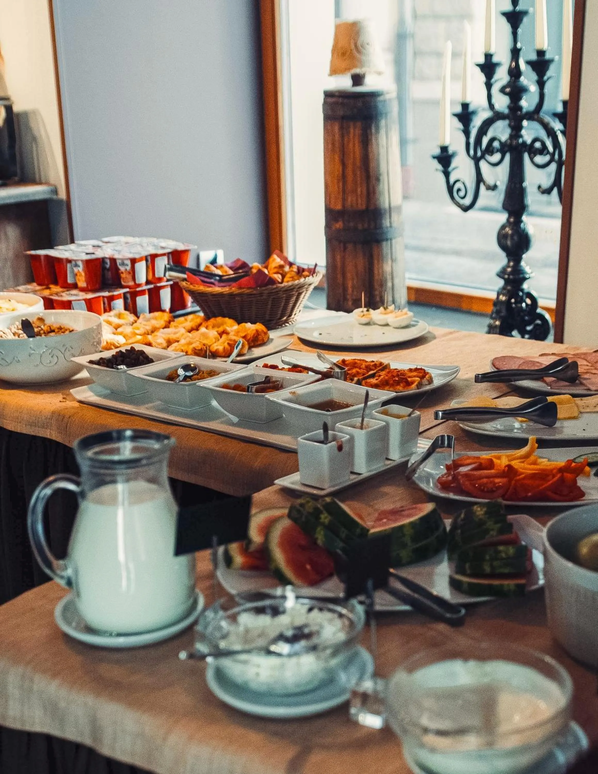 Buffet breakfast in Boutique Hotel Justus