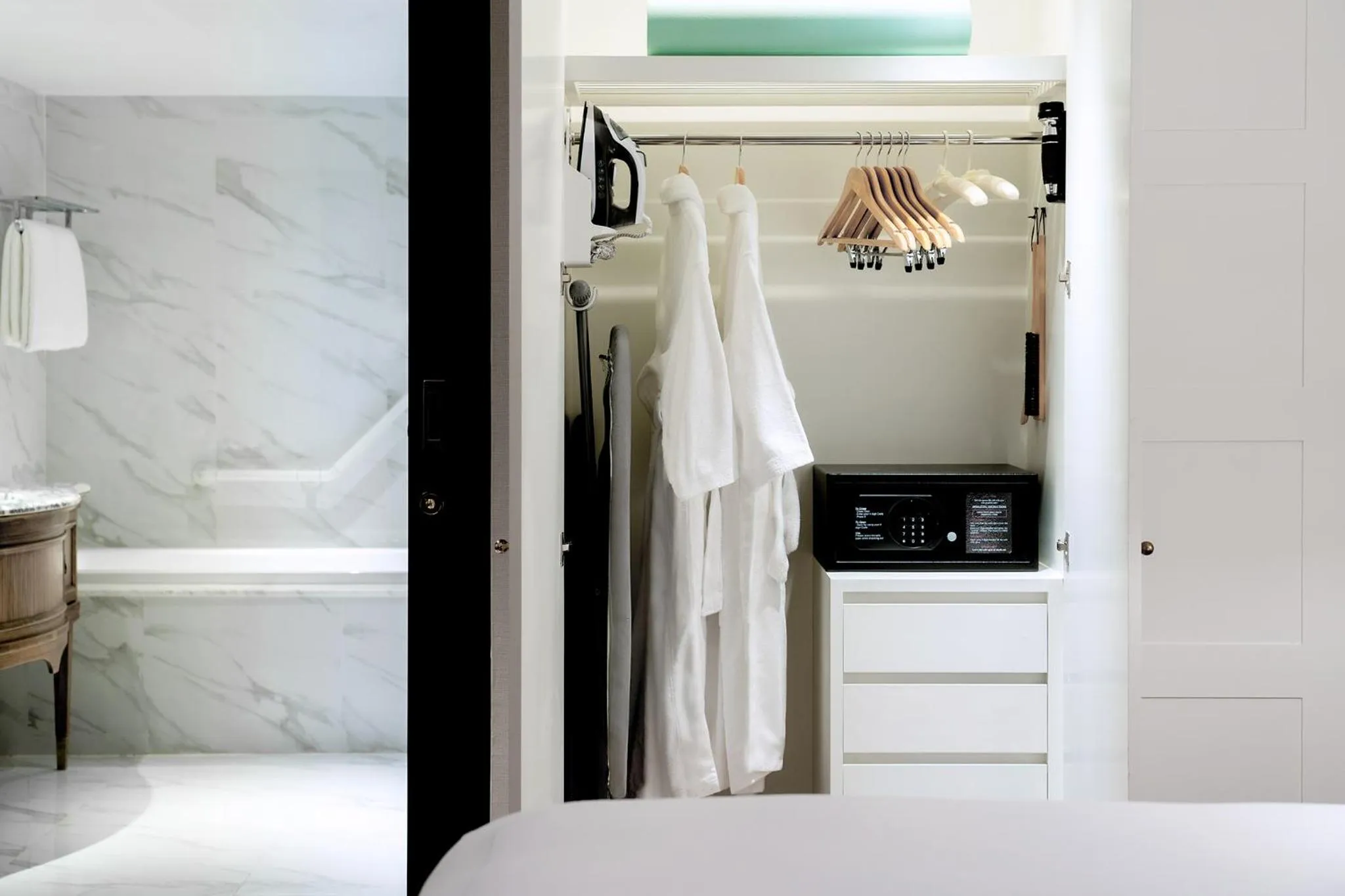 wardrobe in Mövenpick BDMS Wellness Resort Bangkok