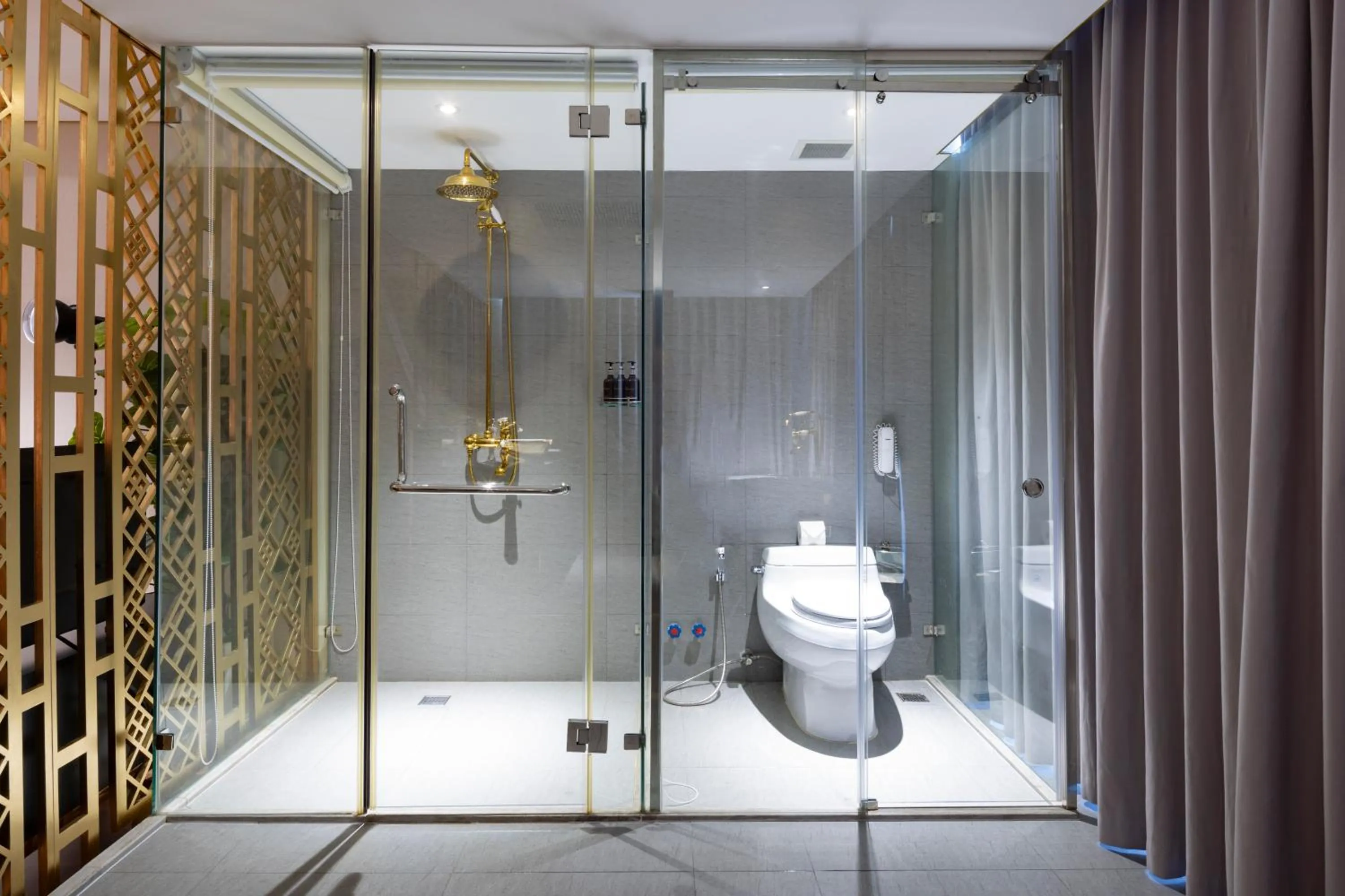 Bathroom in Winsuites Saigon Hotel