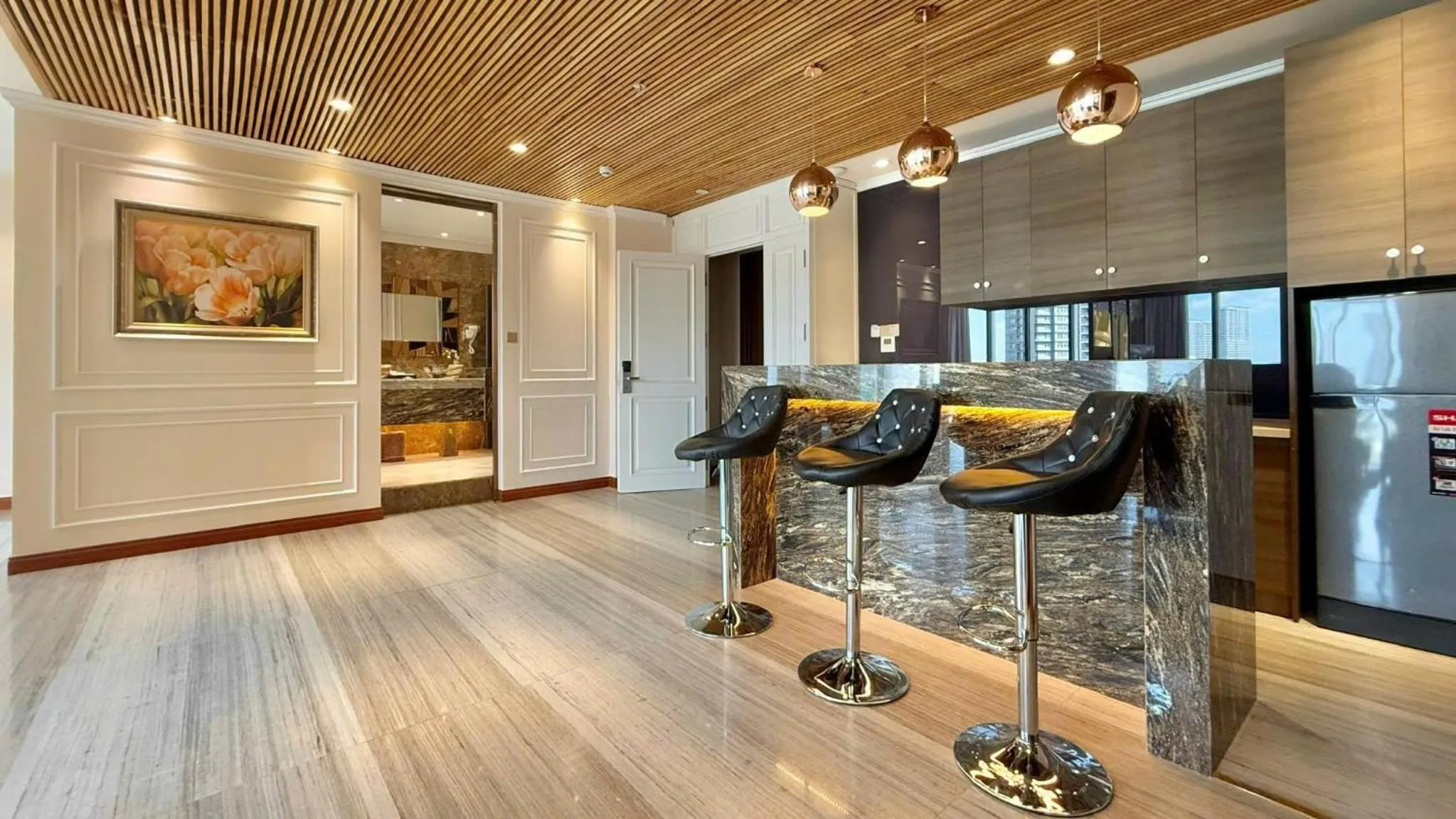 kitchen in Winsuites Saigon Hotel