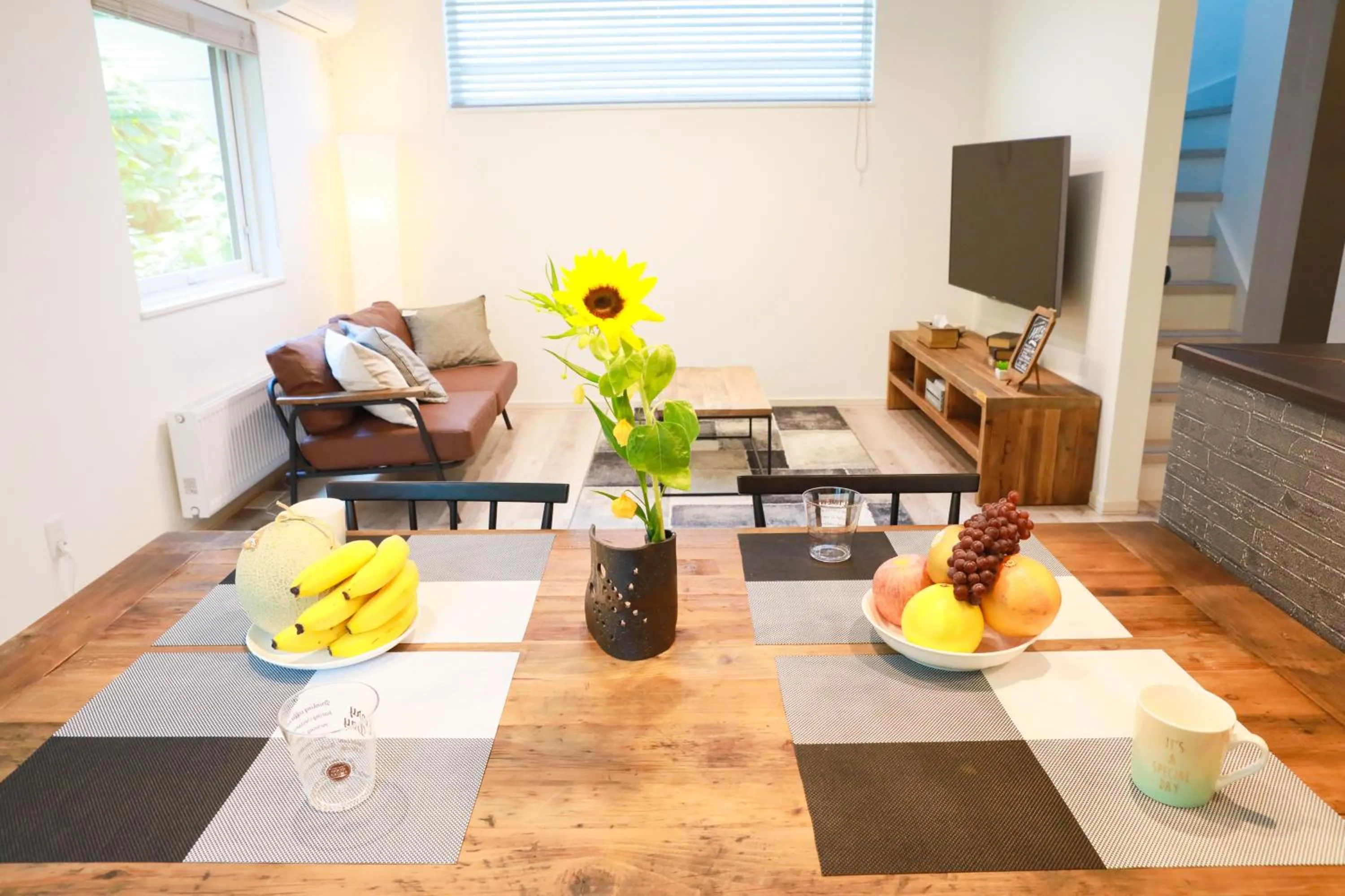 Living room in TEINE WHITE HOUSE