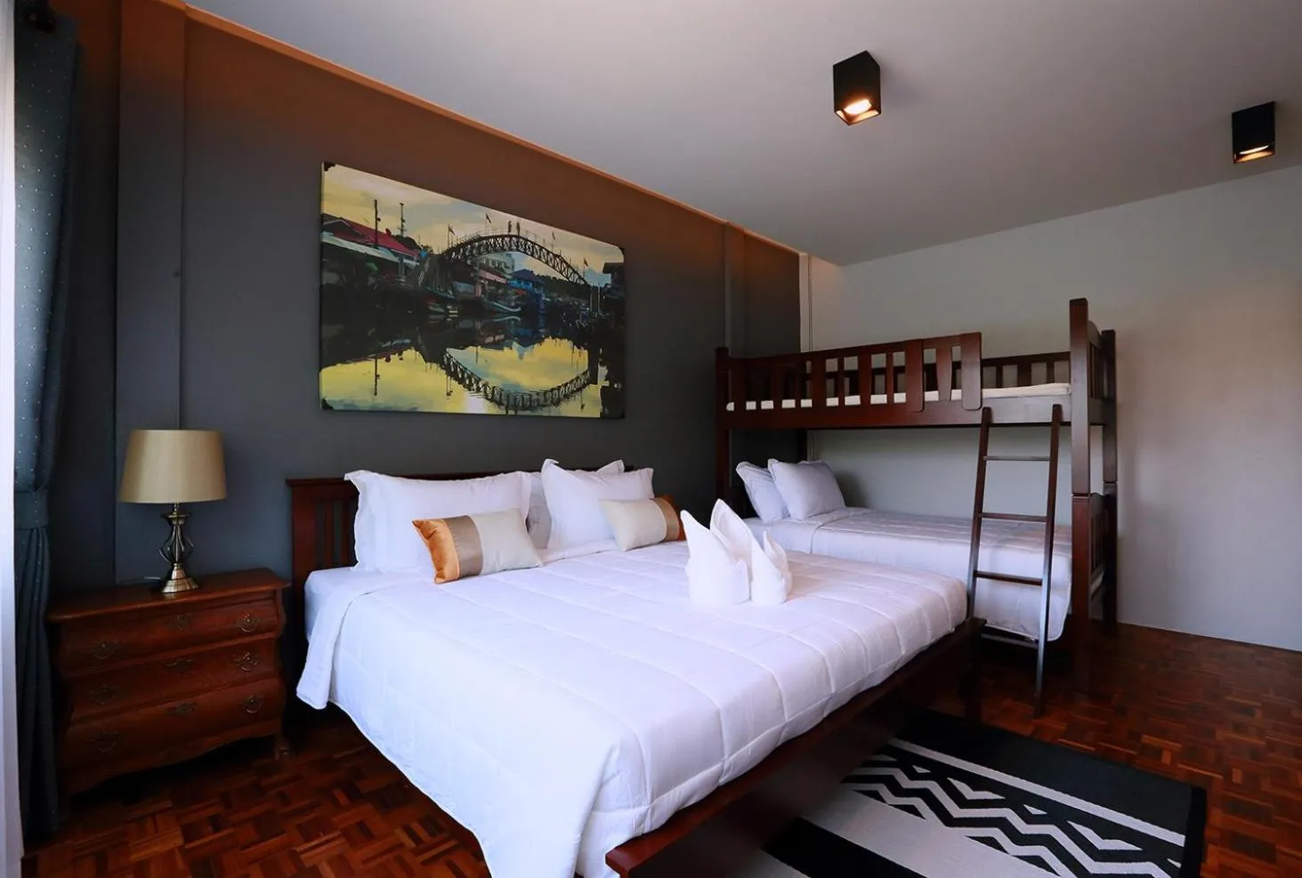 Bed in Canvas Family Home