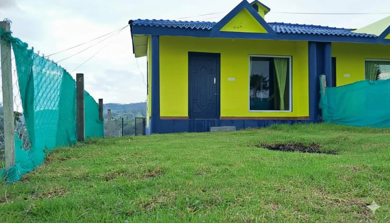 Facade/entrance in The Bowers Chalet Private Campfire & Lawn BBQ, WIFI, Breakfast Hill Top 360 degree view