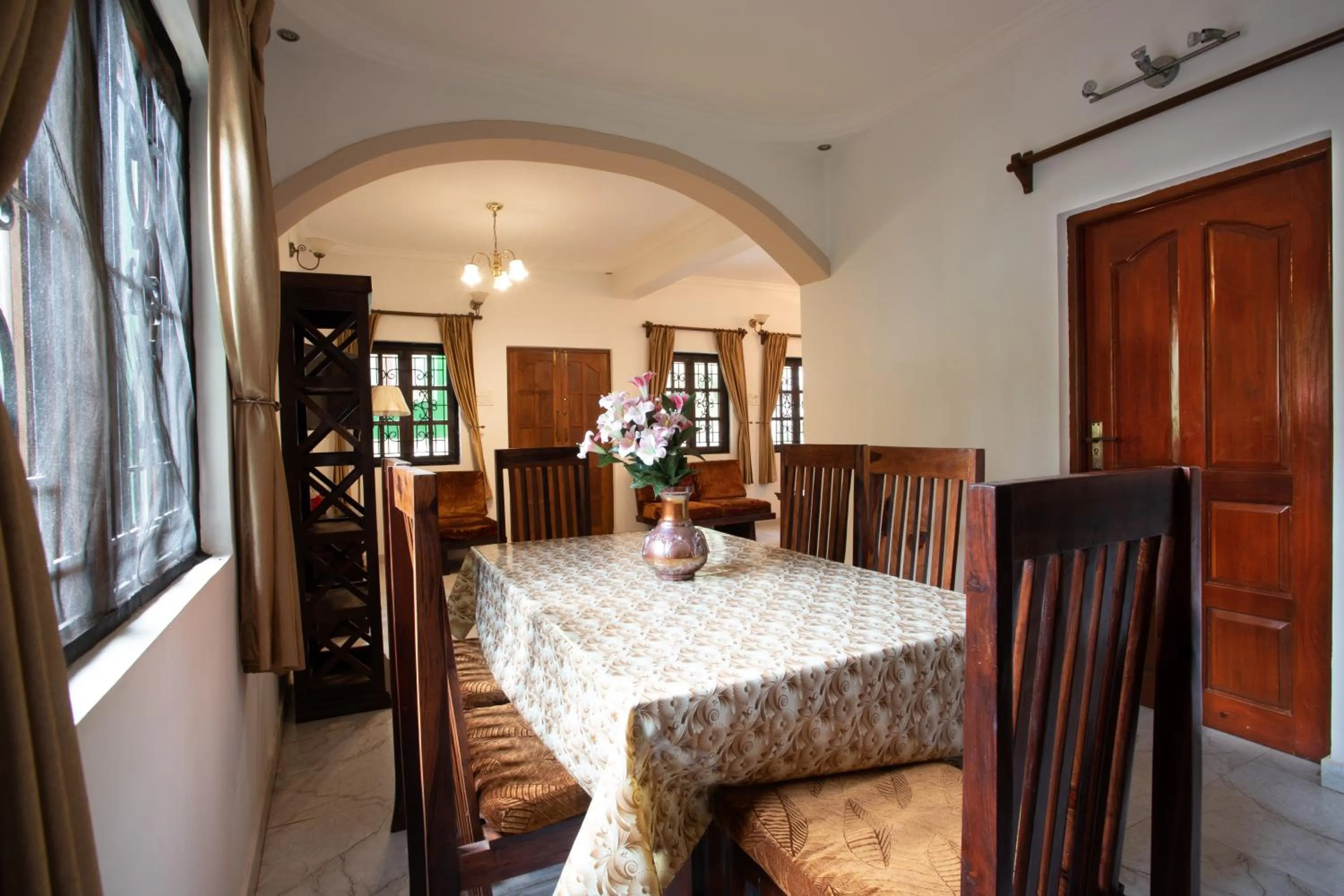 Dining area in Casa Margarida