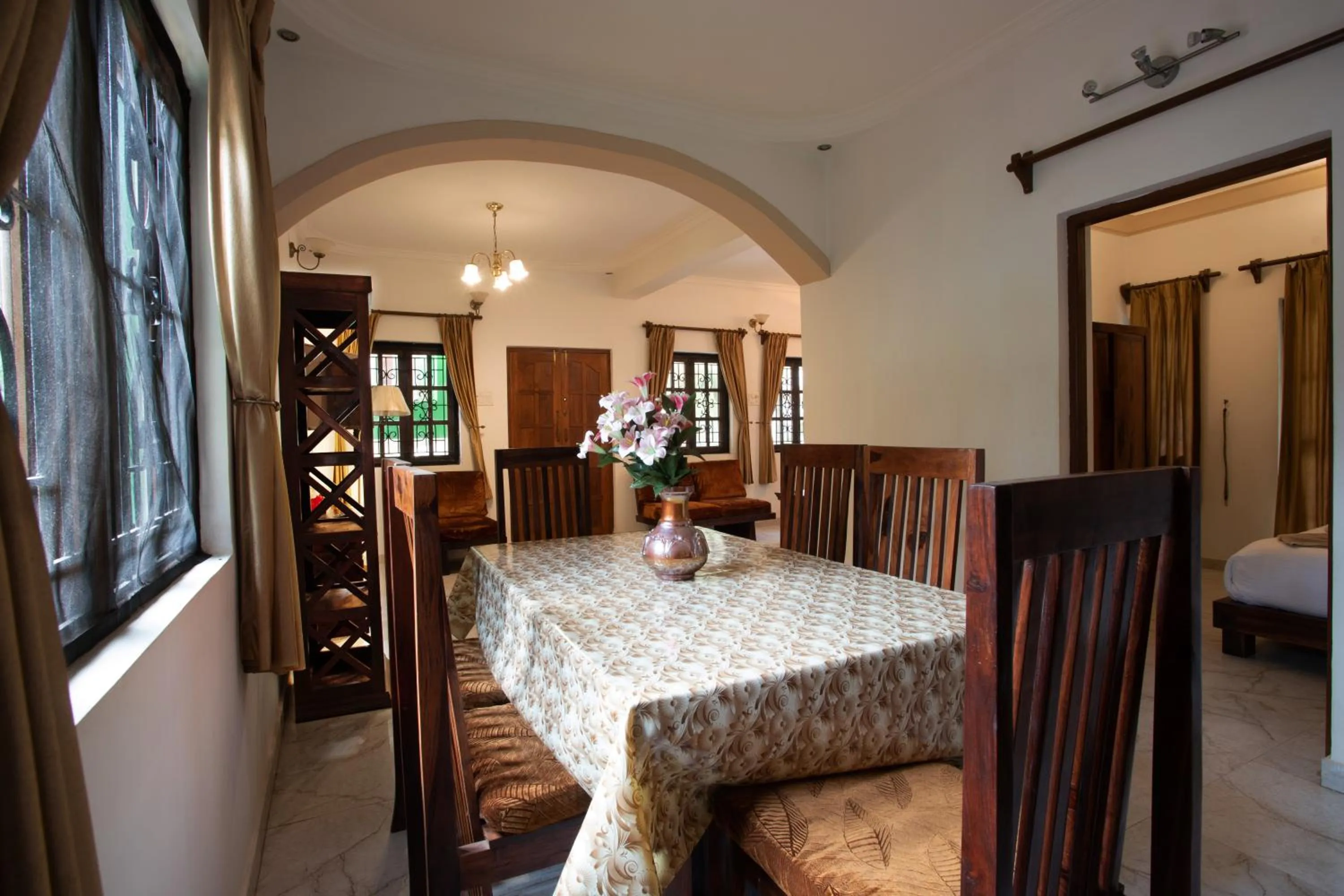 Dining area in Casa Margarida