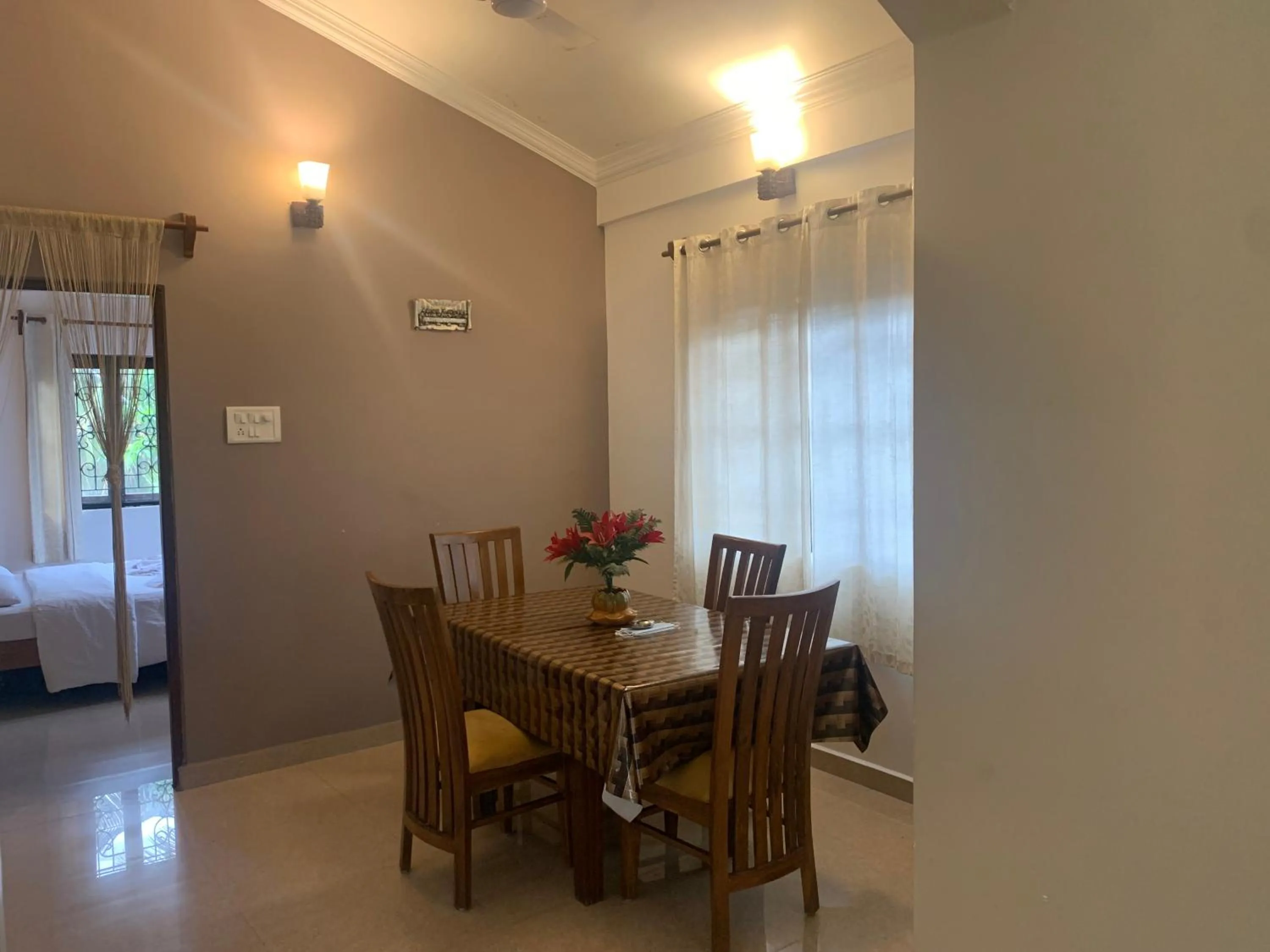 Dining area in Casa Margarida