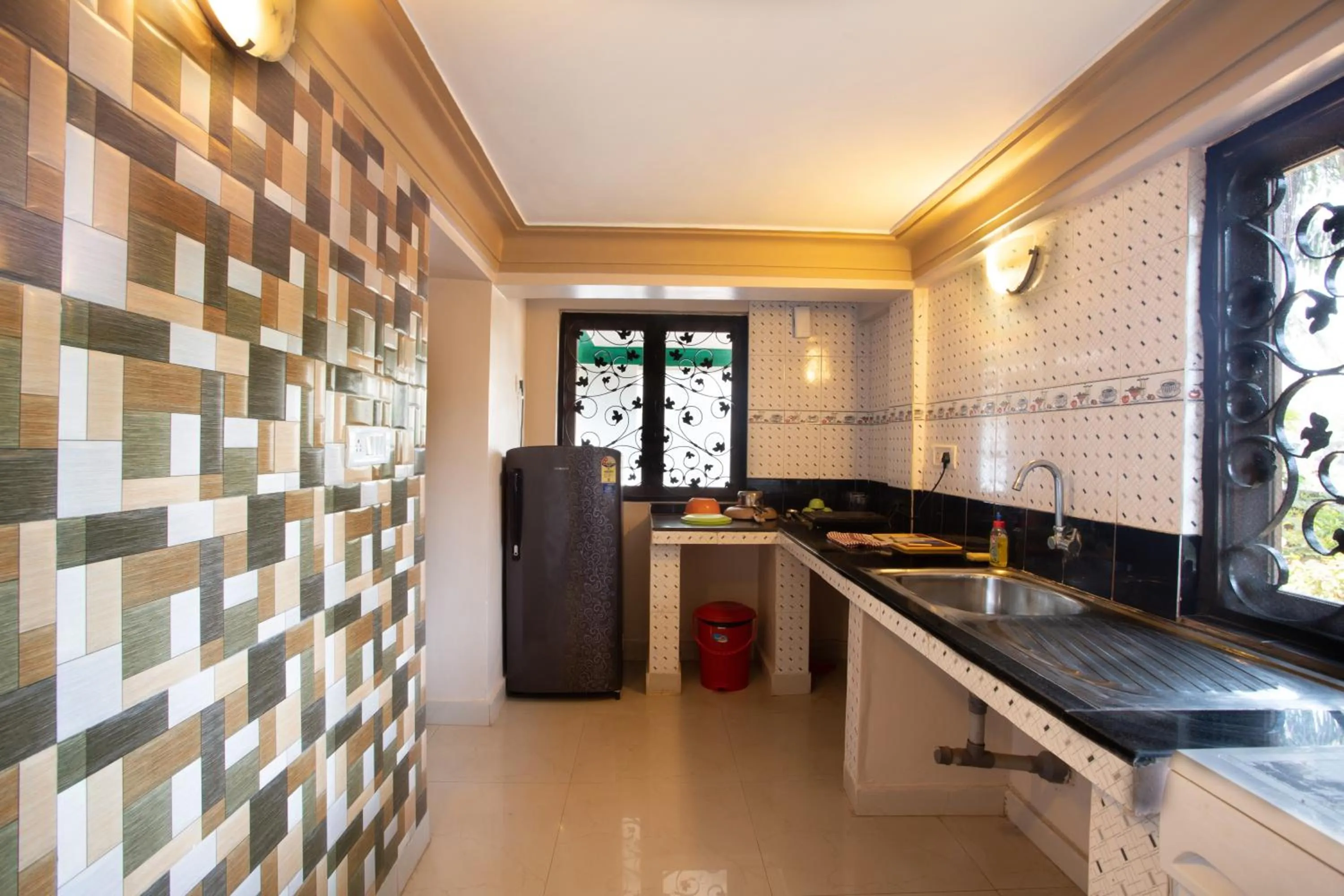Kitchen or kitchenette in Casa Margarida