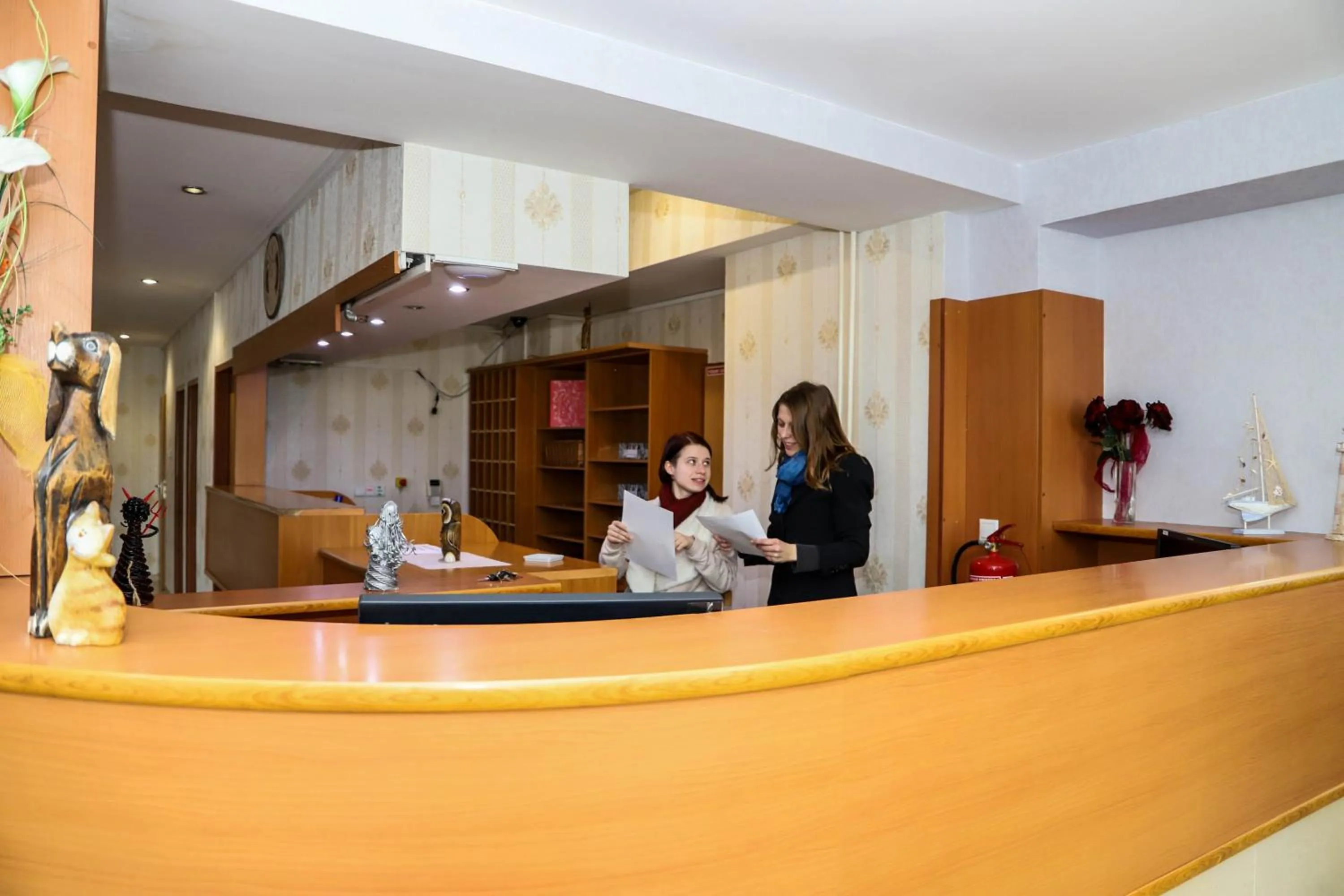 Lobby or reception in Hotel Zátoka