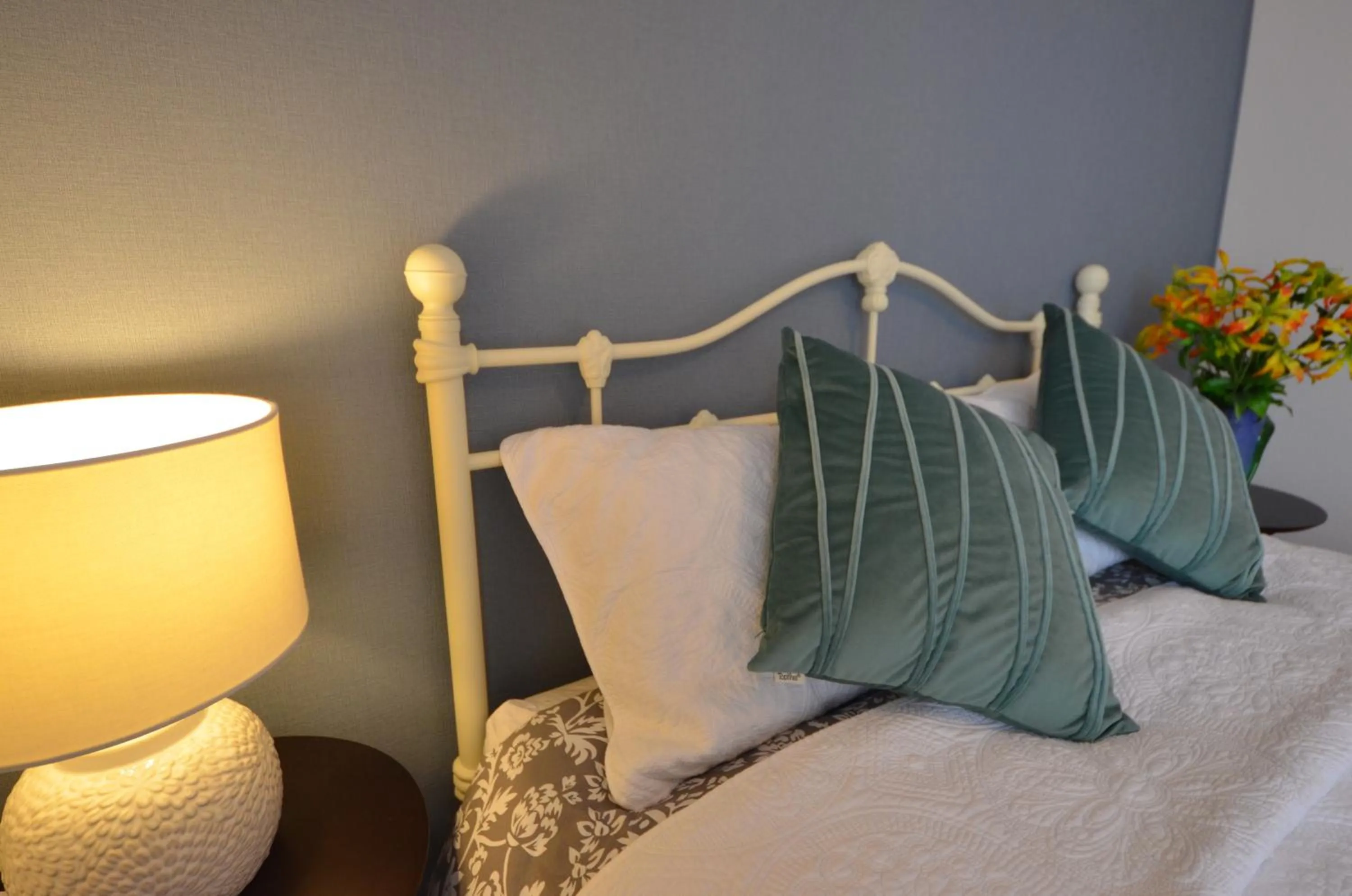 Bed in Sobe House in Yomitanson