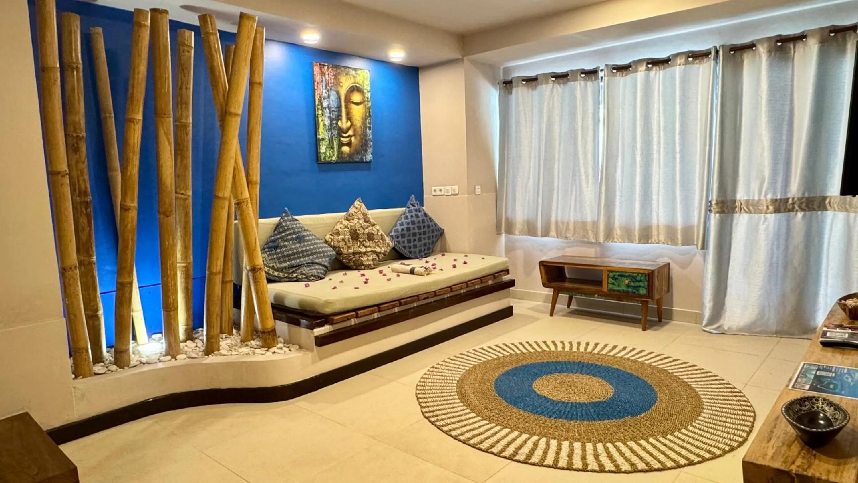 Living room, Bed in Cantika Villa