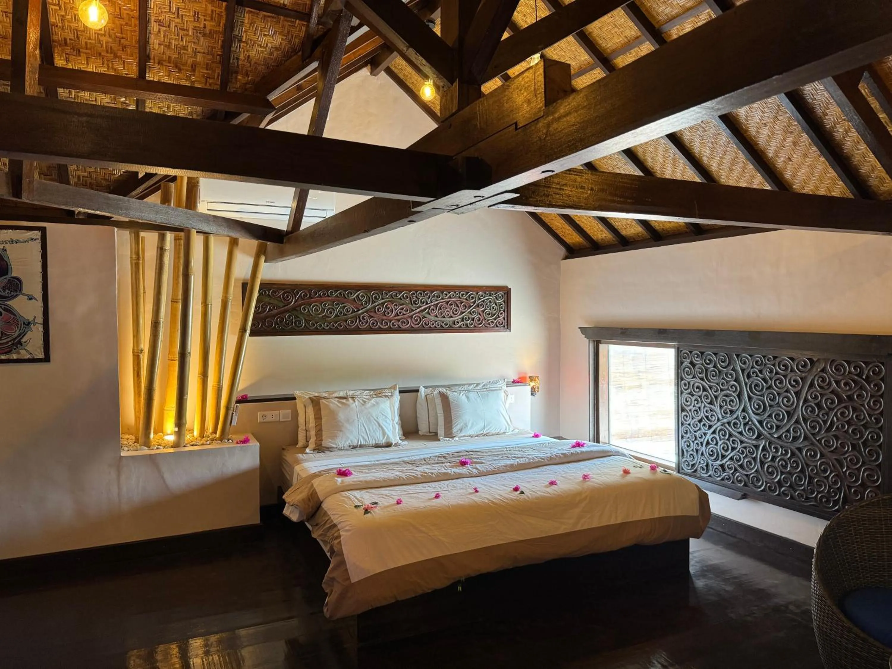 Bed in Cantika Villa
