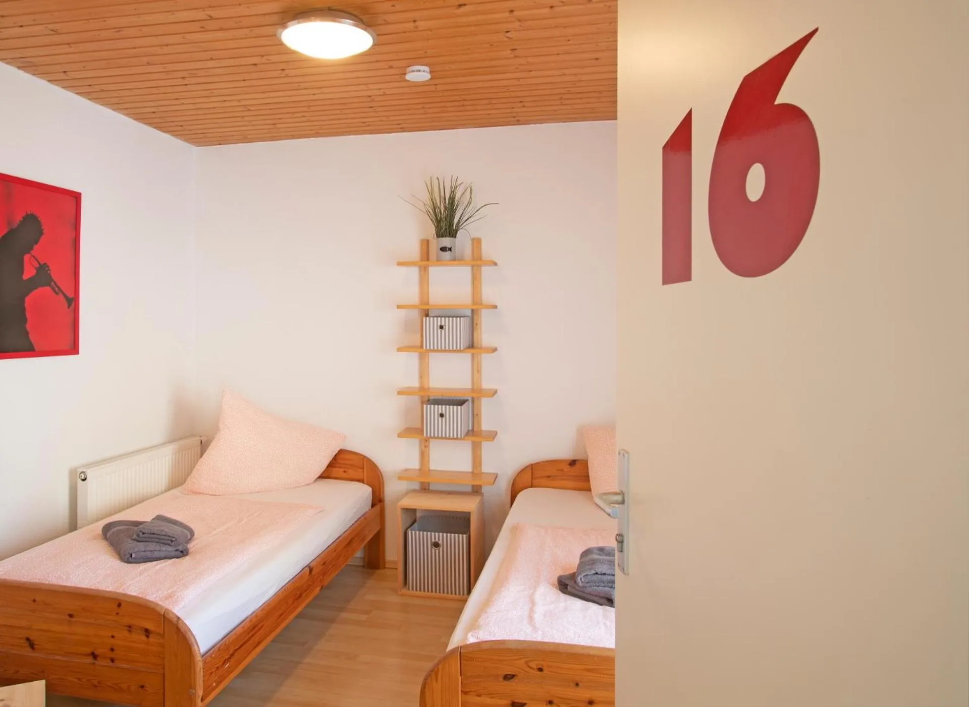 Bedroom, Bed in Hostel Westküste