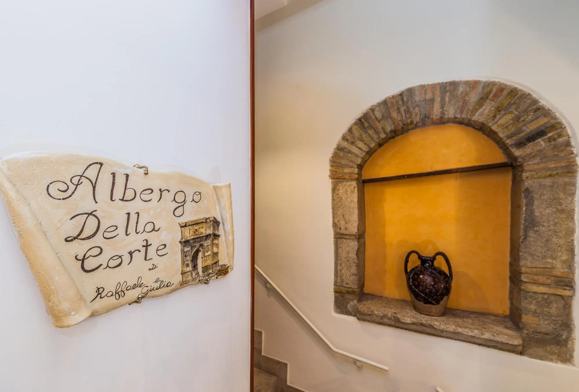 Property logo or sign in Albergo Della Corte