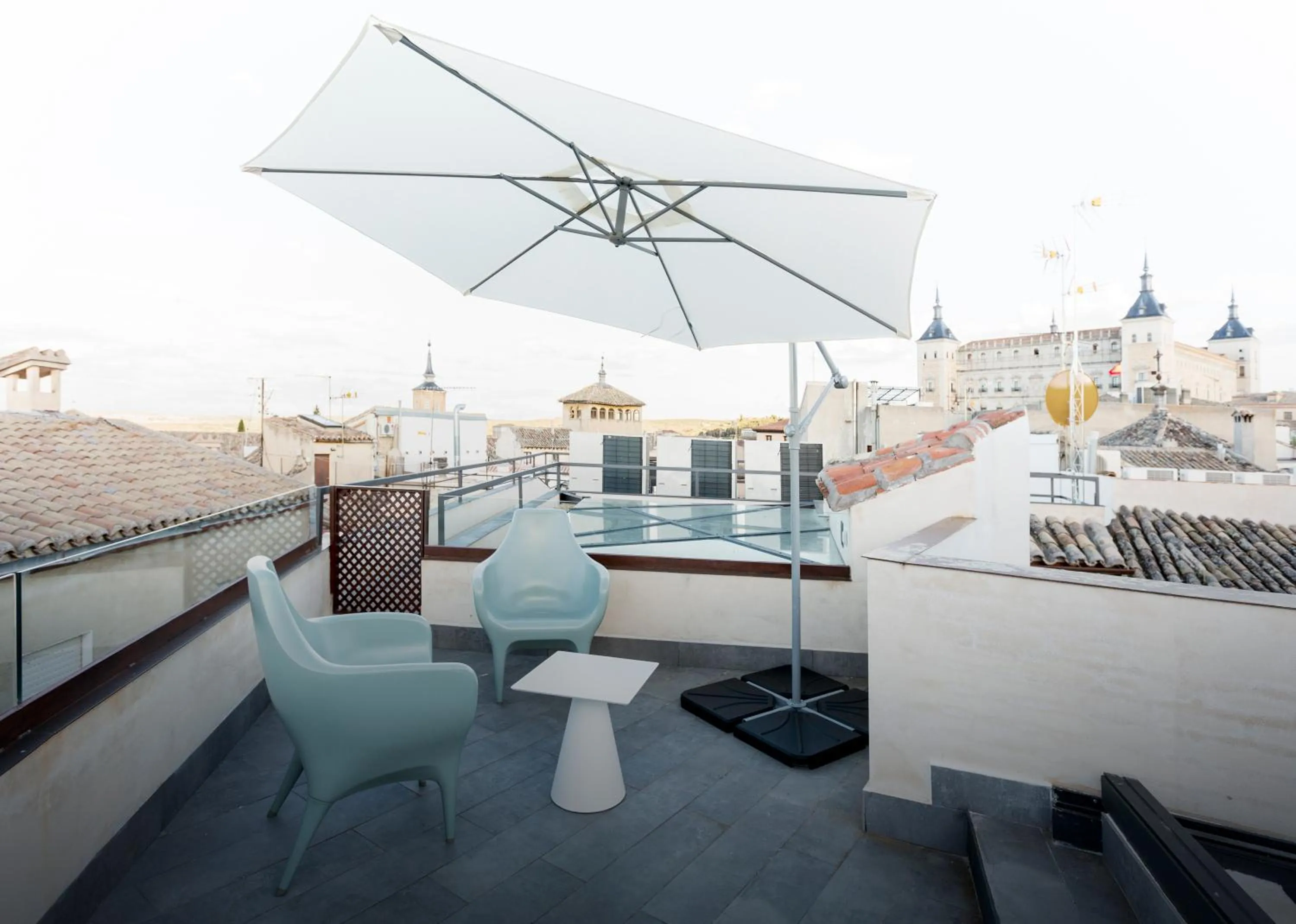 Balcony/Terrace in Antidoto Rooms San Agustín - Recomendado para adultos