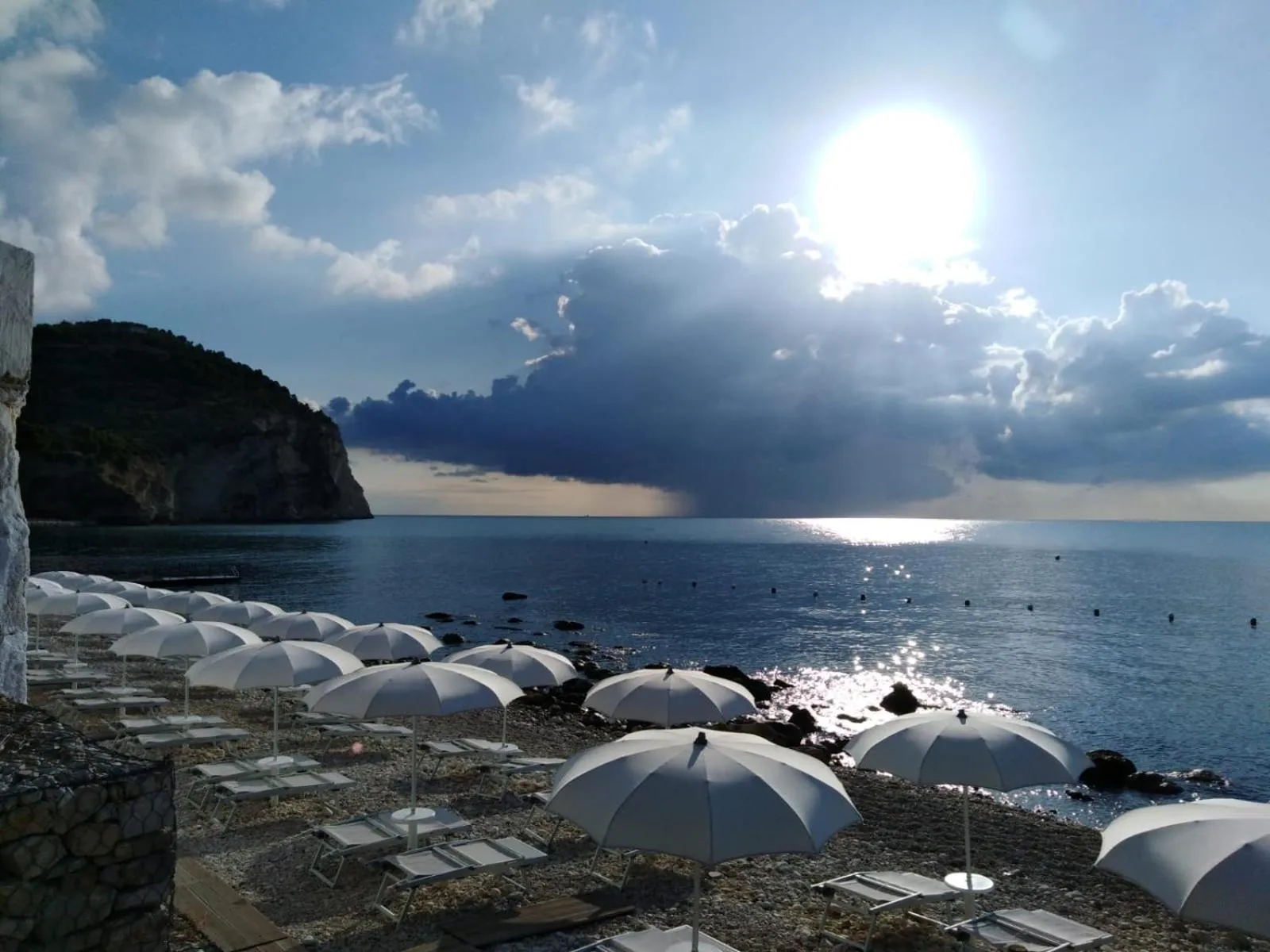 Beach in La Casa E Il Mare, Private Bay Hotel