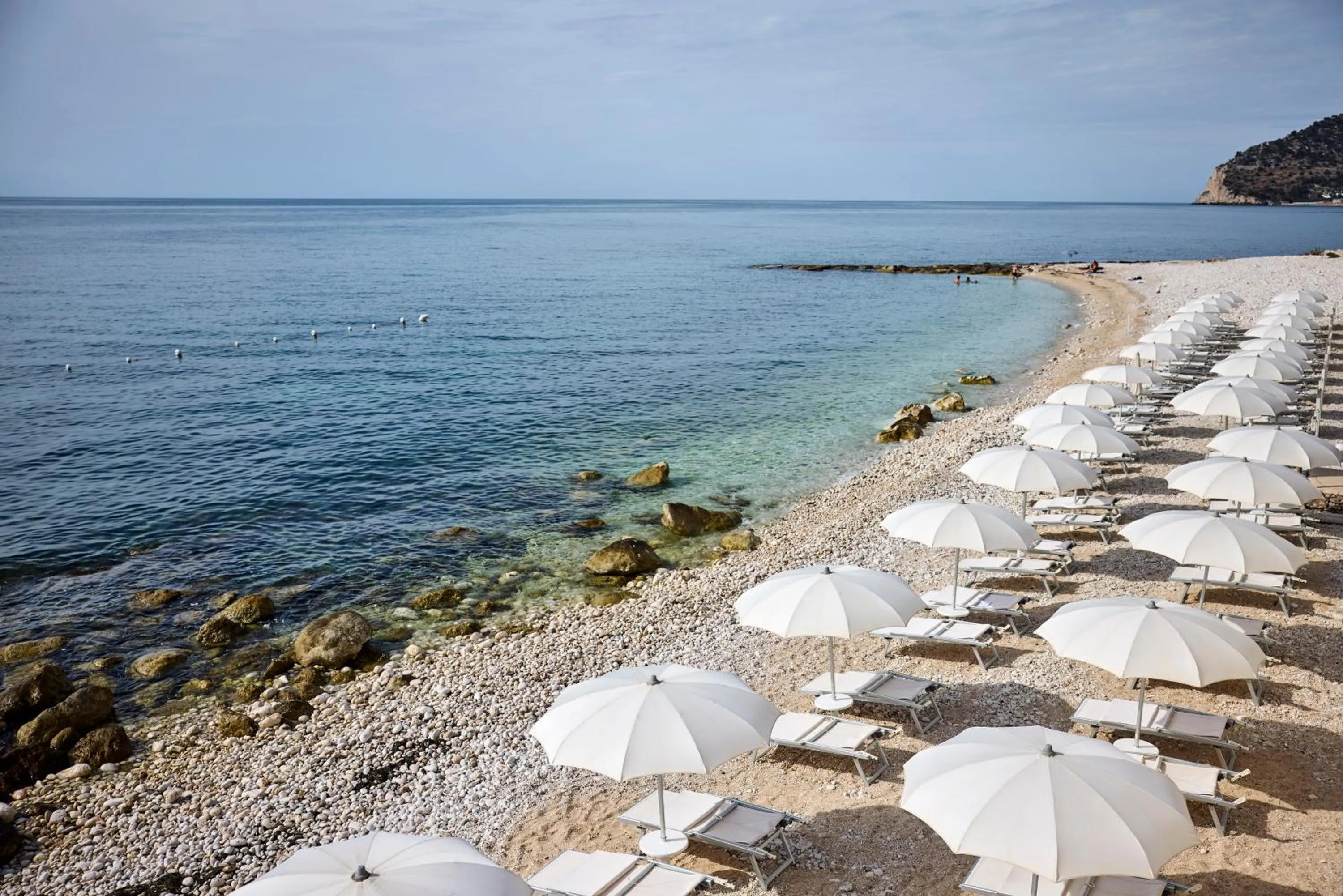 Beach in La Casa E Il Mare, Private Bay Hotel