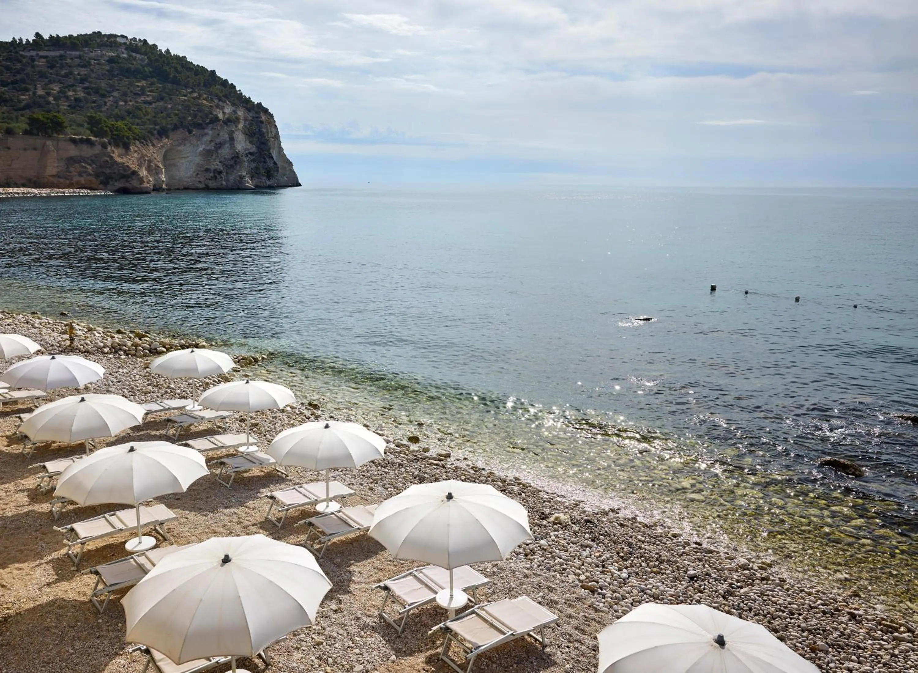 Beach in La Casa E Il Mare, Private Bay Hotel