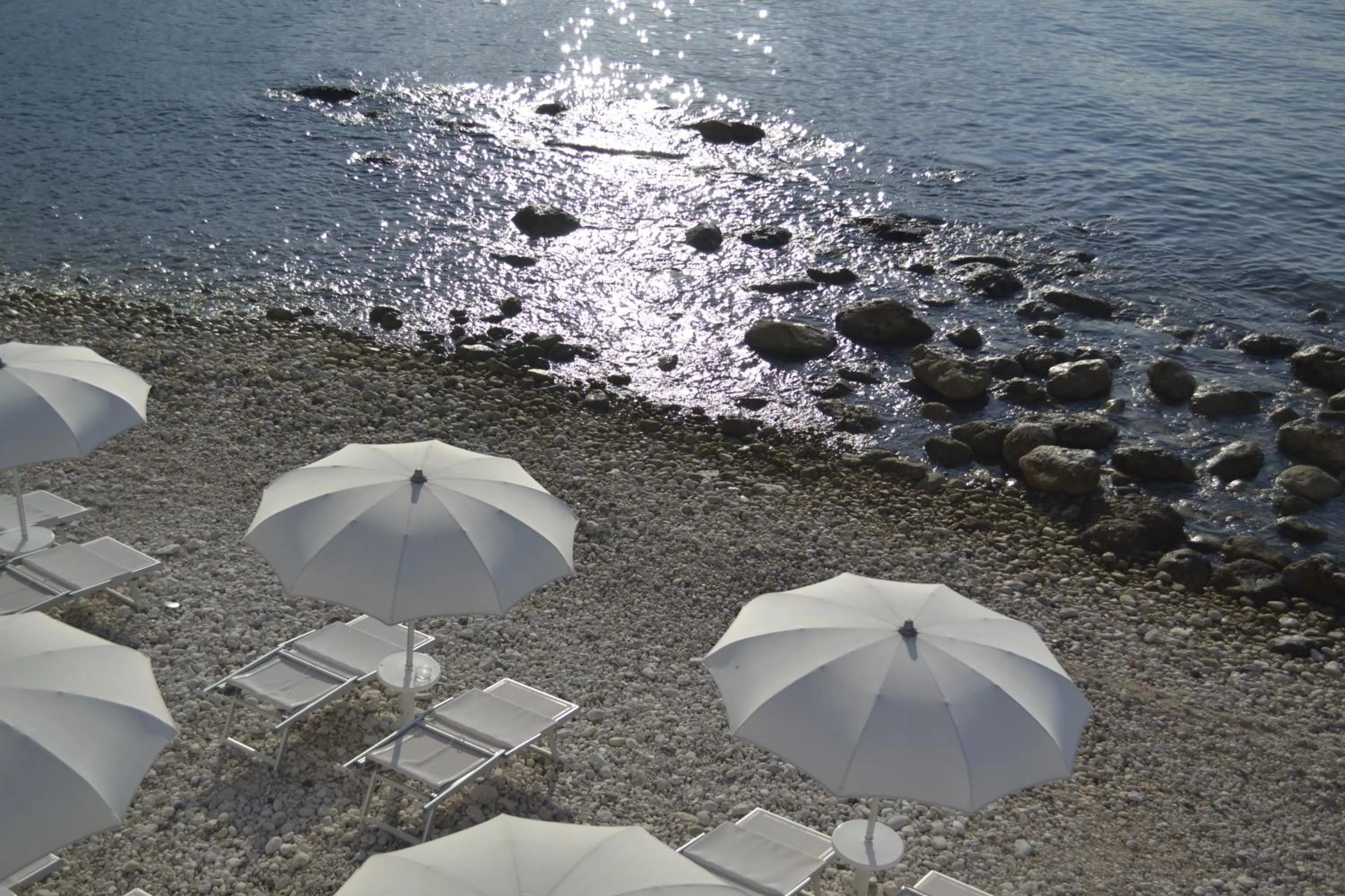 Beach in La Casa E Il Mare, Private Bay Hotel