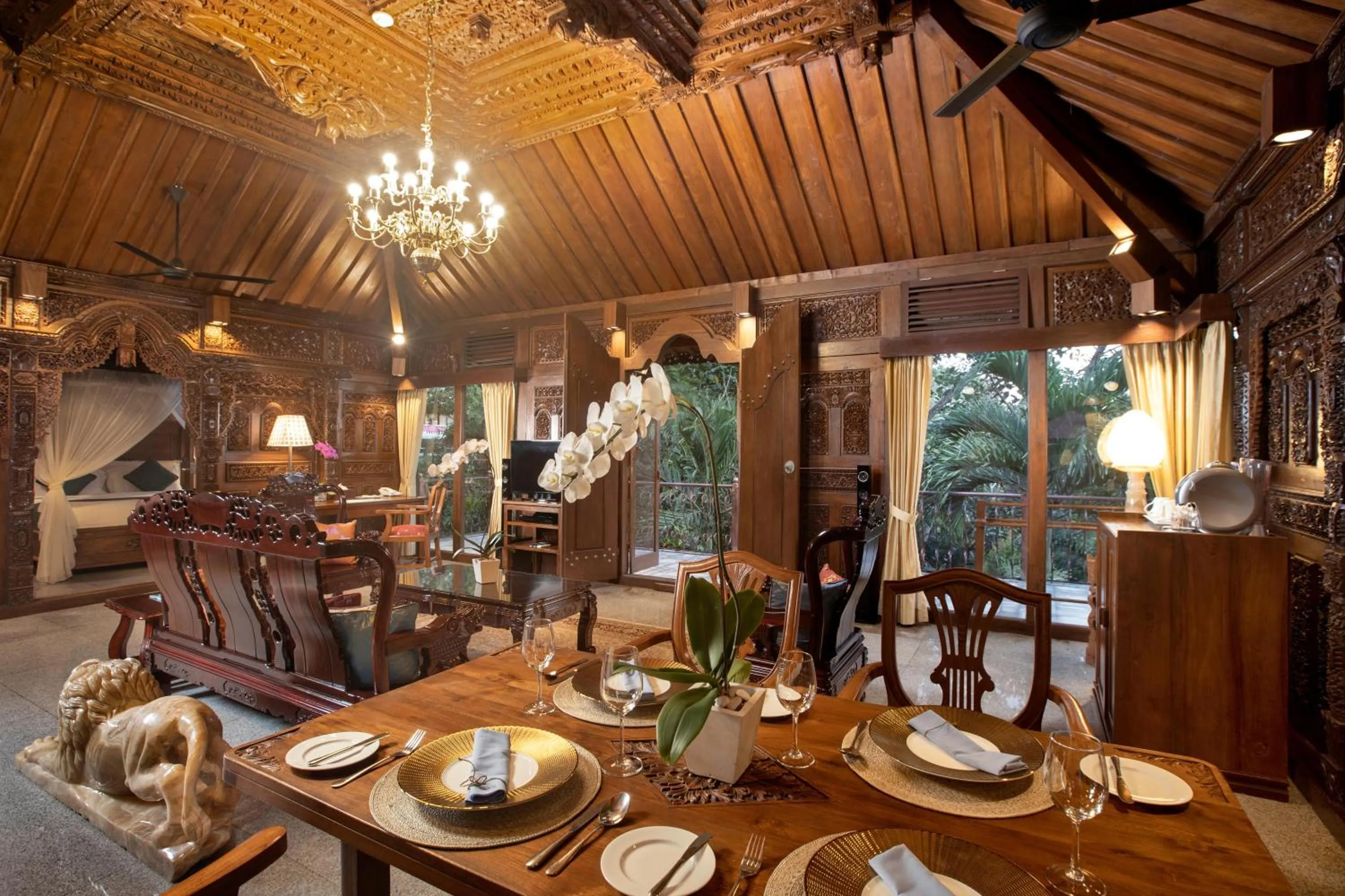 Dining area in Ayung Resort Ubud