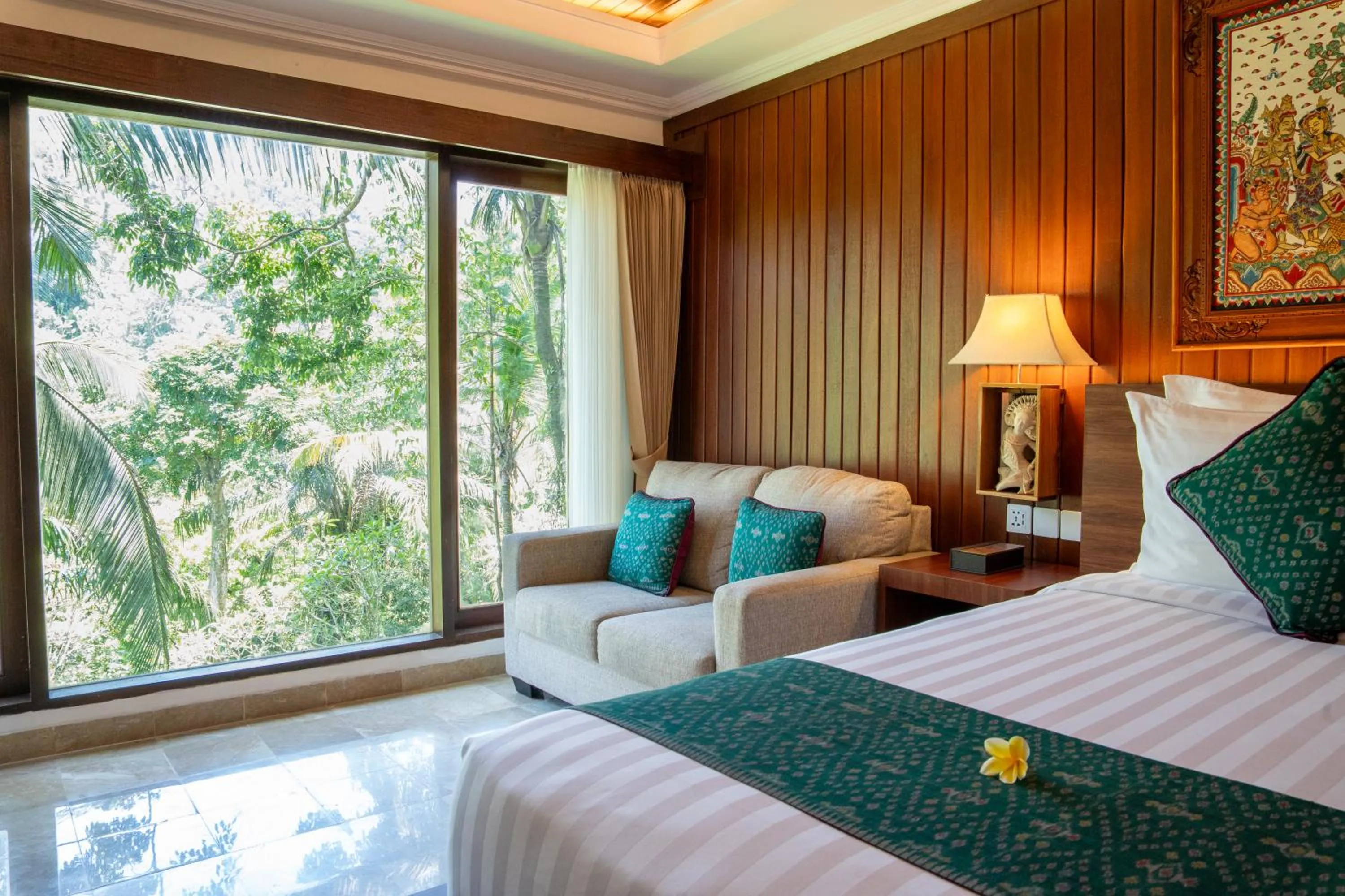Bed in Ayung Resort Ubud