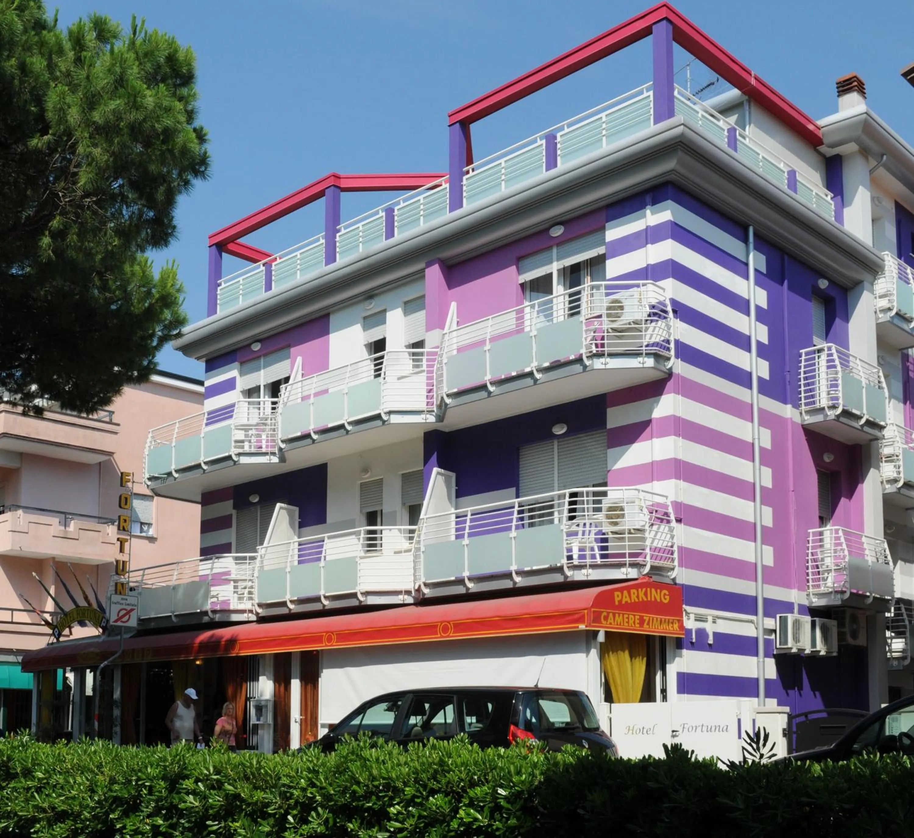 Property building in Hotel Fortuna