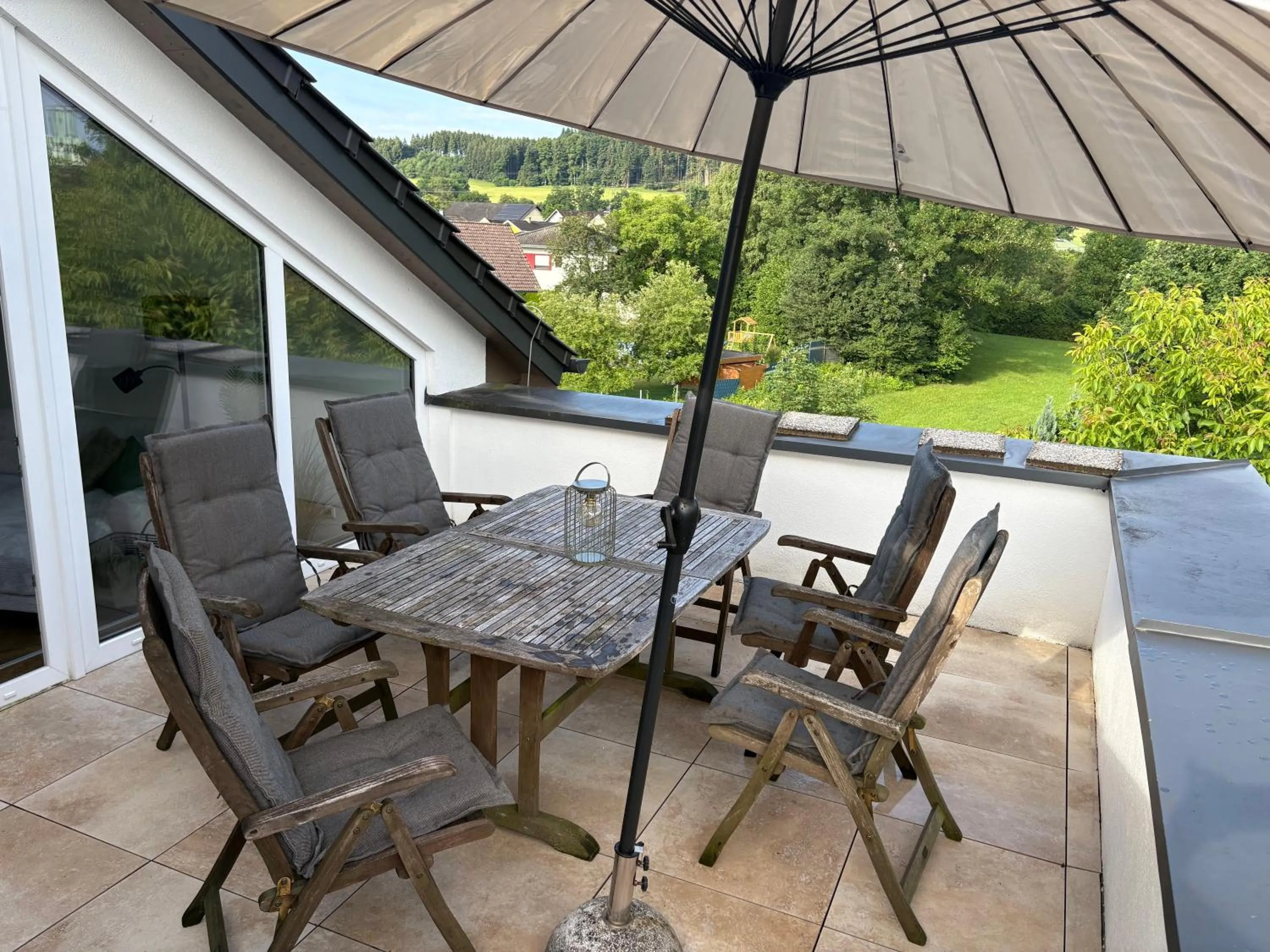 Balcony/Terrace in Hotel Stiegler Bed & Breakfast