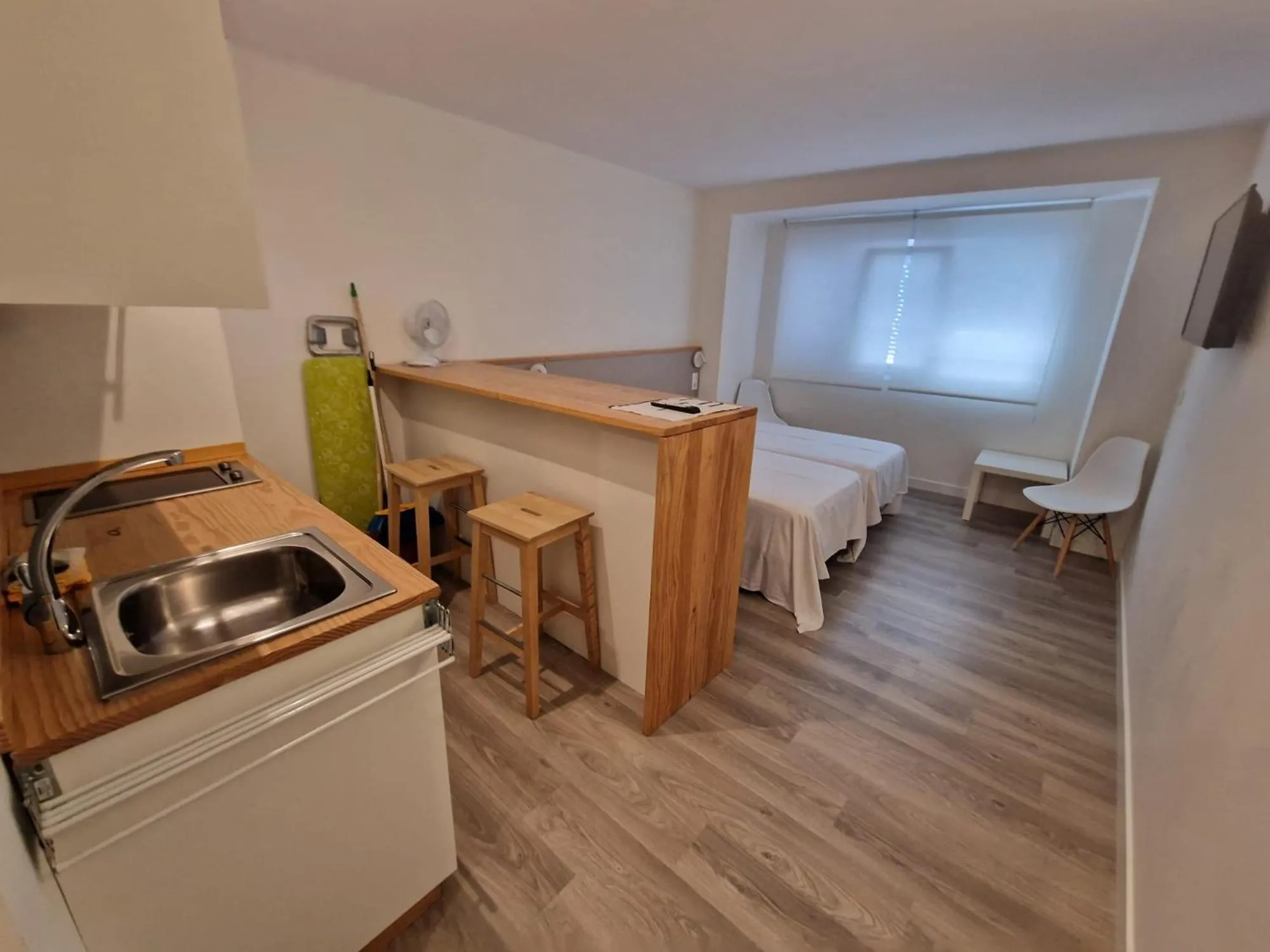 Bed in Apartamentos Costa da Morte Muxia