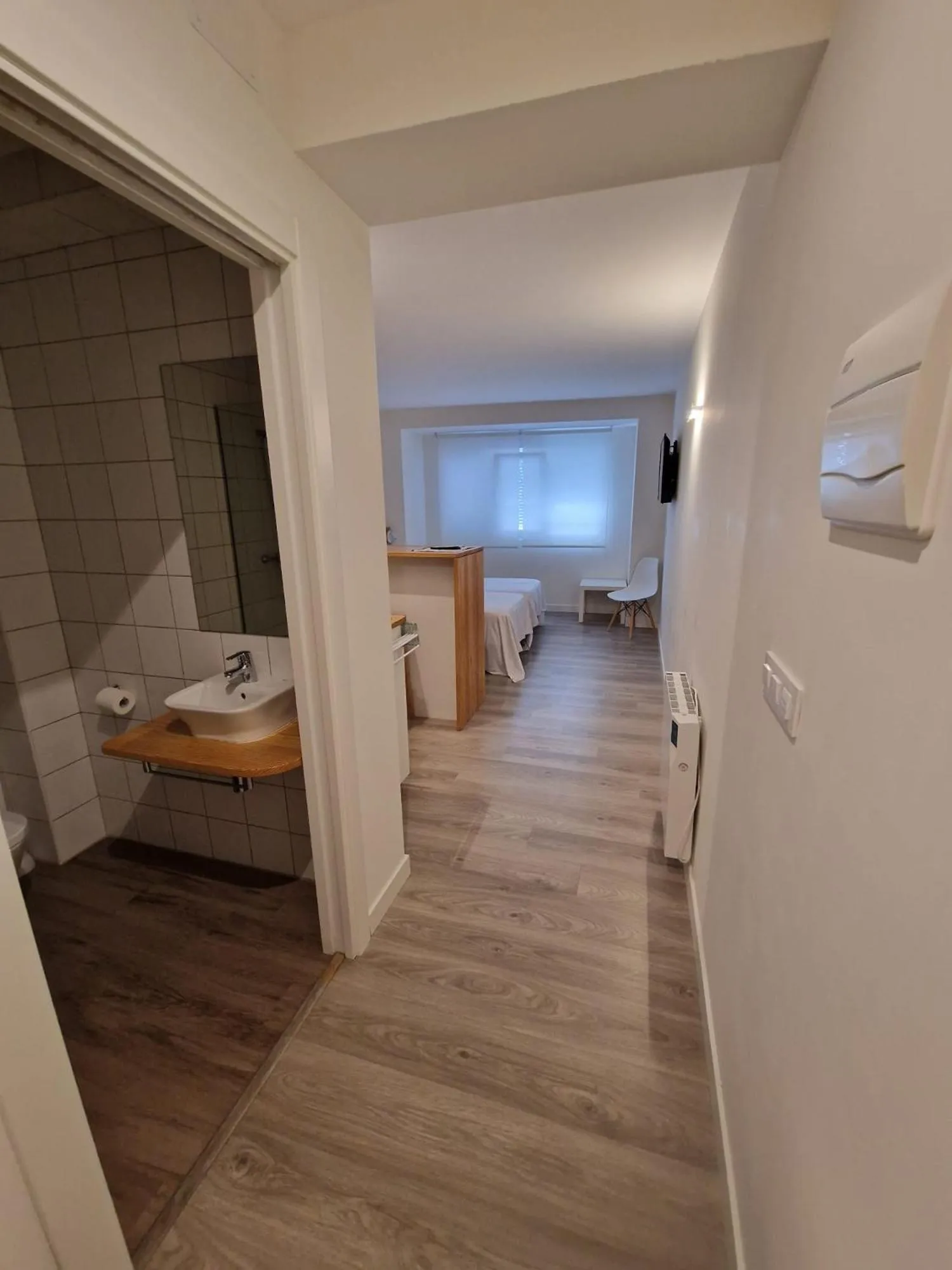 Bed in Apartamentos Costa da Morte Muxia