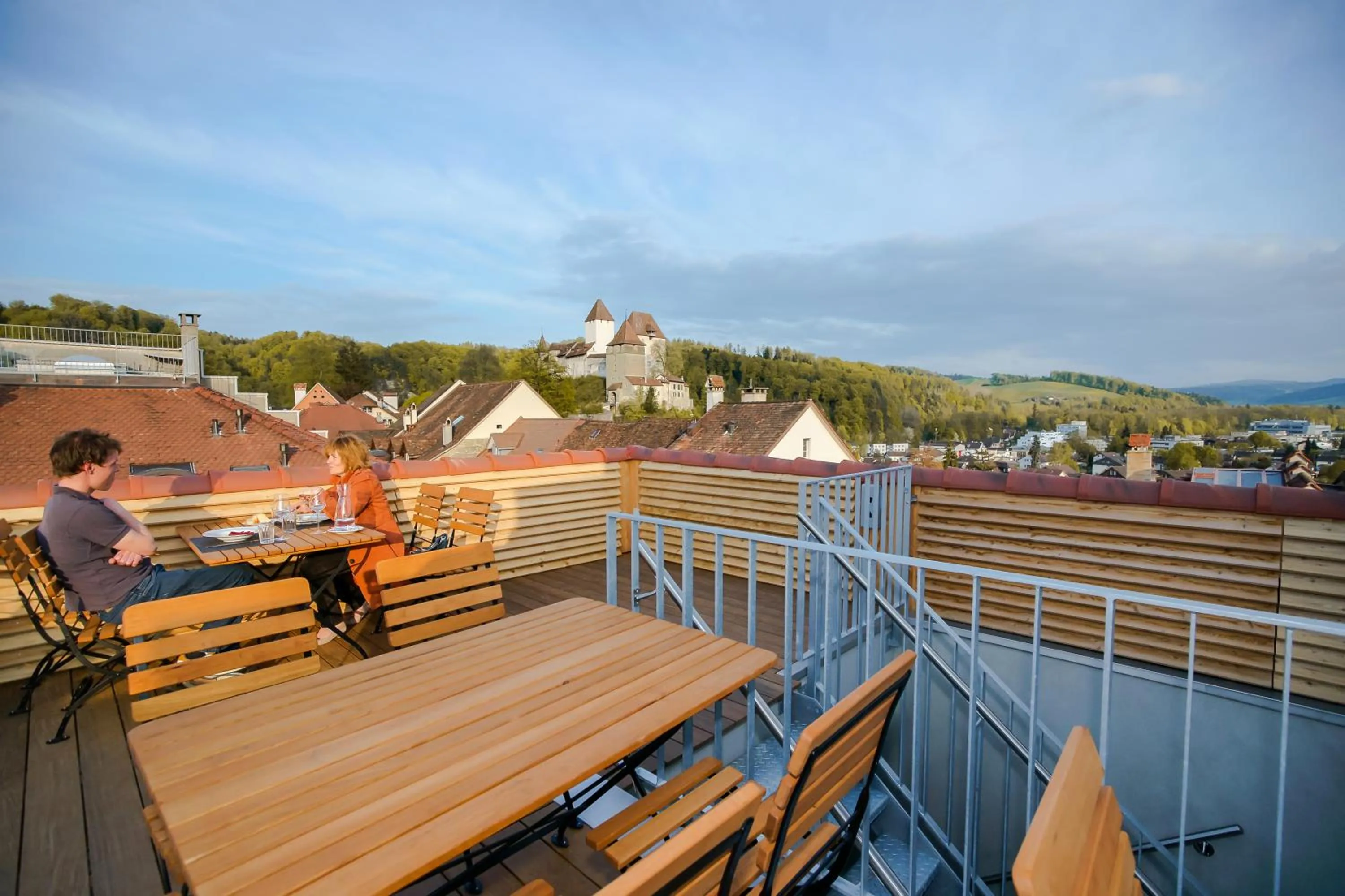 Balcony/Terrace in Boutique Hotel - Restaurant Orchidee