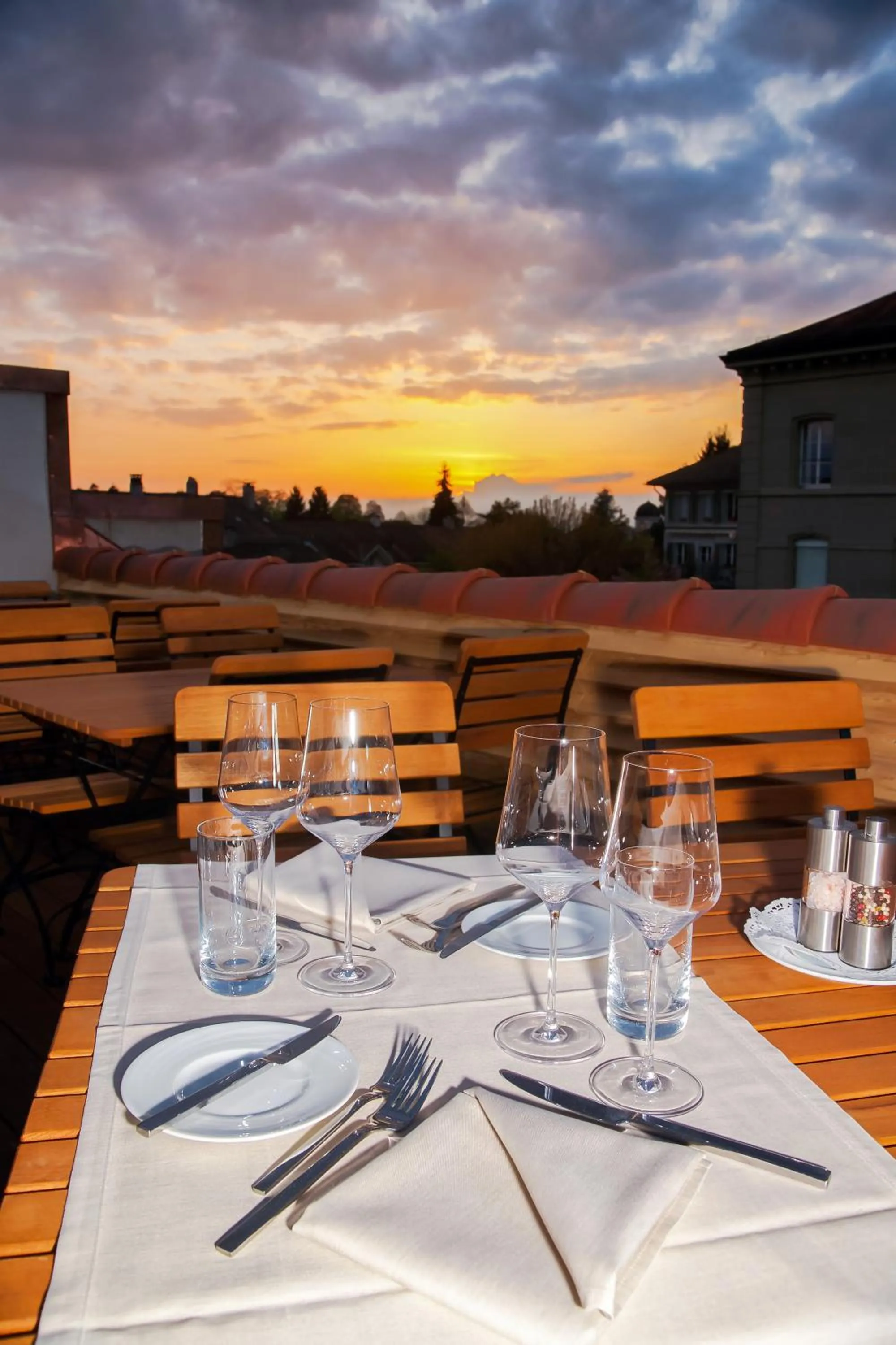Balcony/Terrace in Boutique Hotel - Restaurant Orchidee