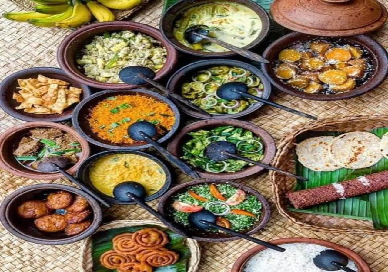 Lunch in Ocean View tourist guest house at Negombo beach near the airport