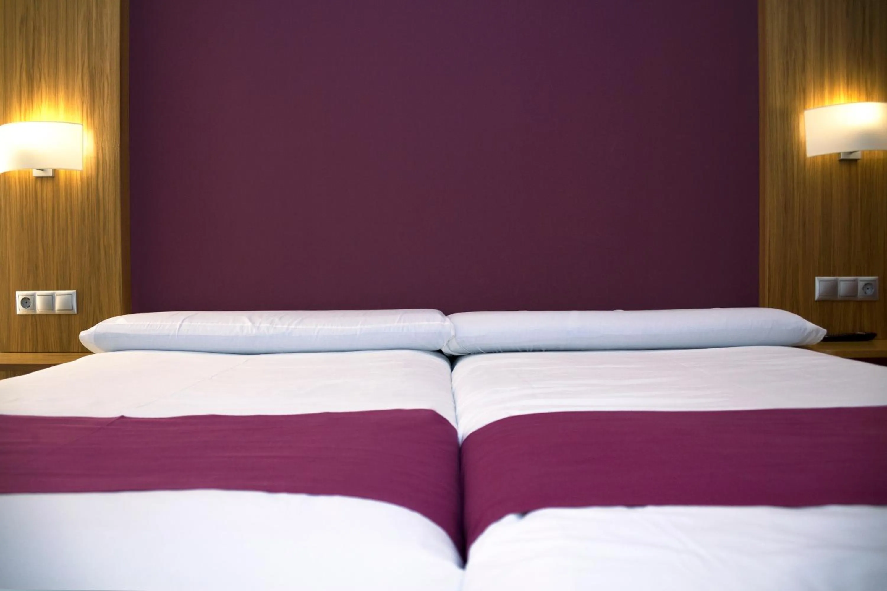 Bed in Hotel Jatorrena