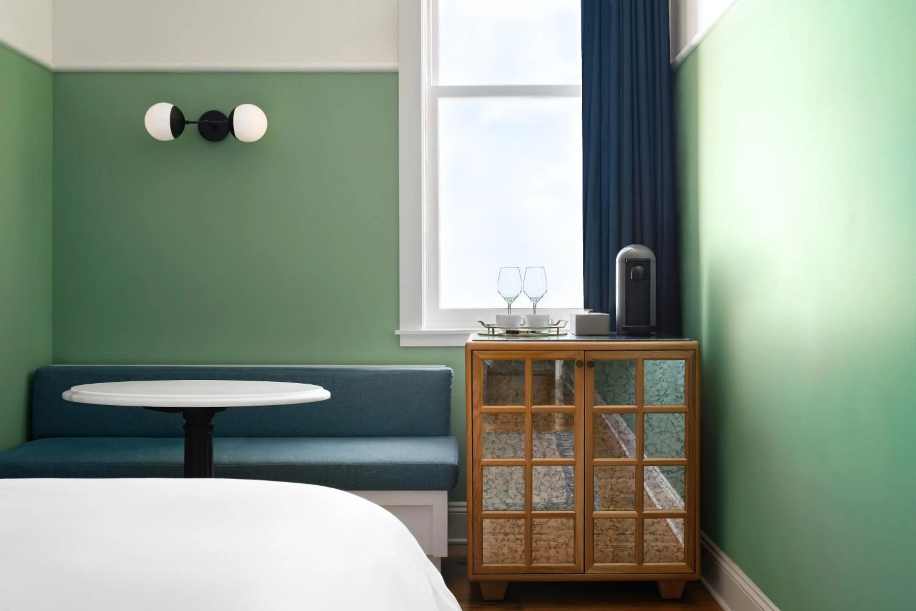 Bedroom, Bed in The Drayton Hotel Savannah, Curio Collection by Hilton