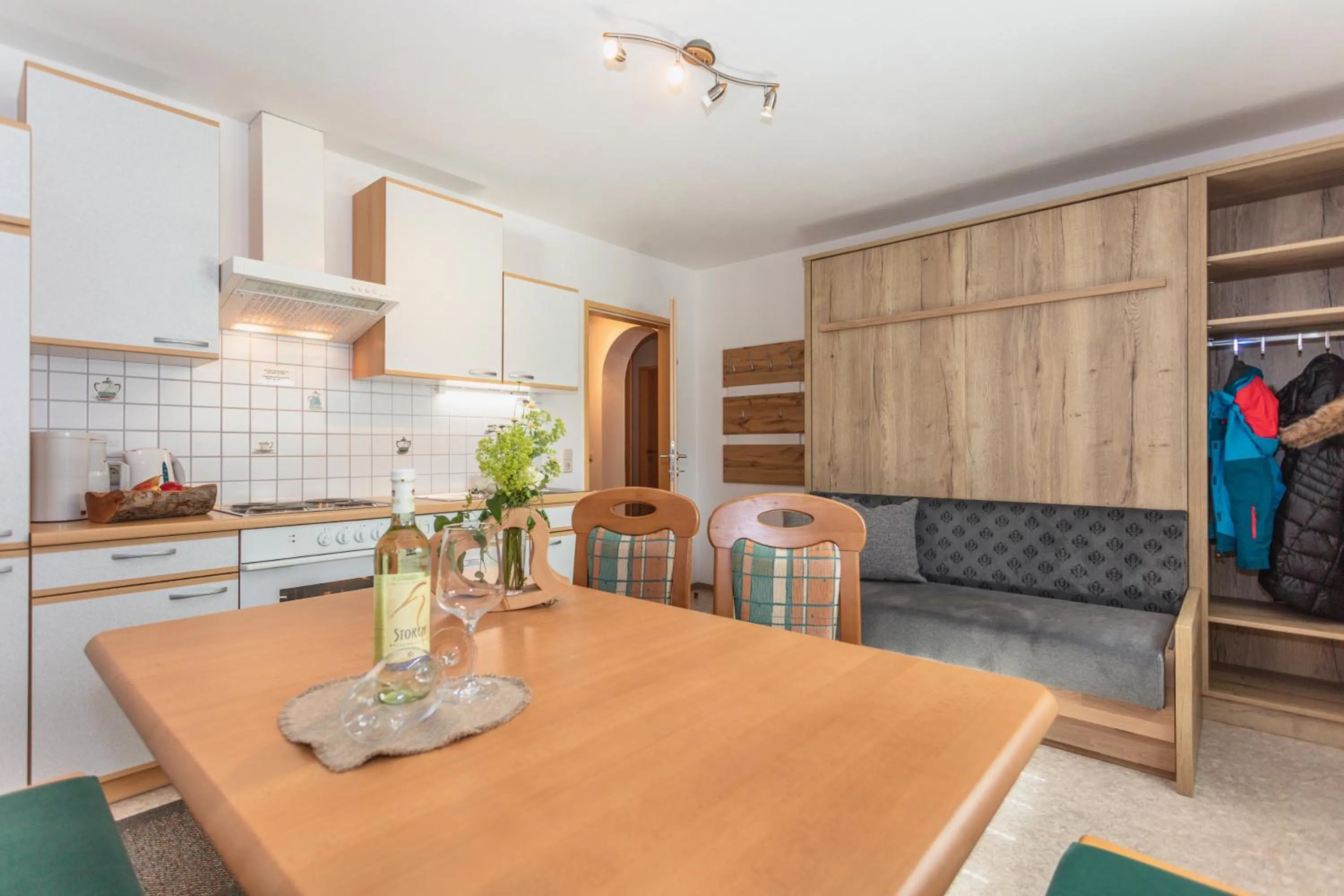 Kitchen or kitchenette in Haus Schwaighofer