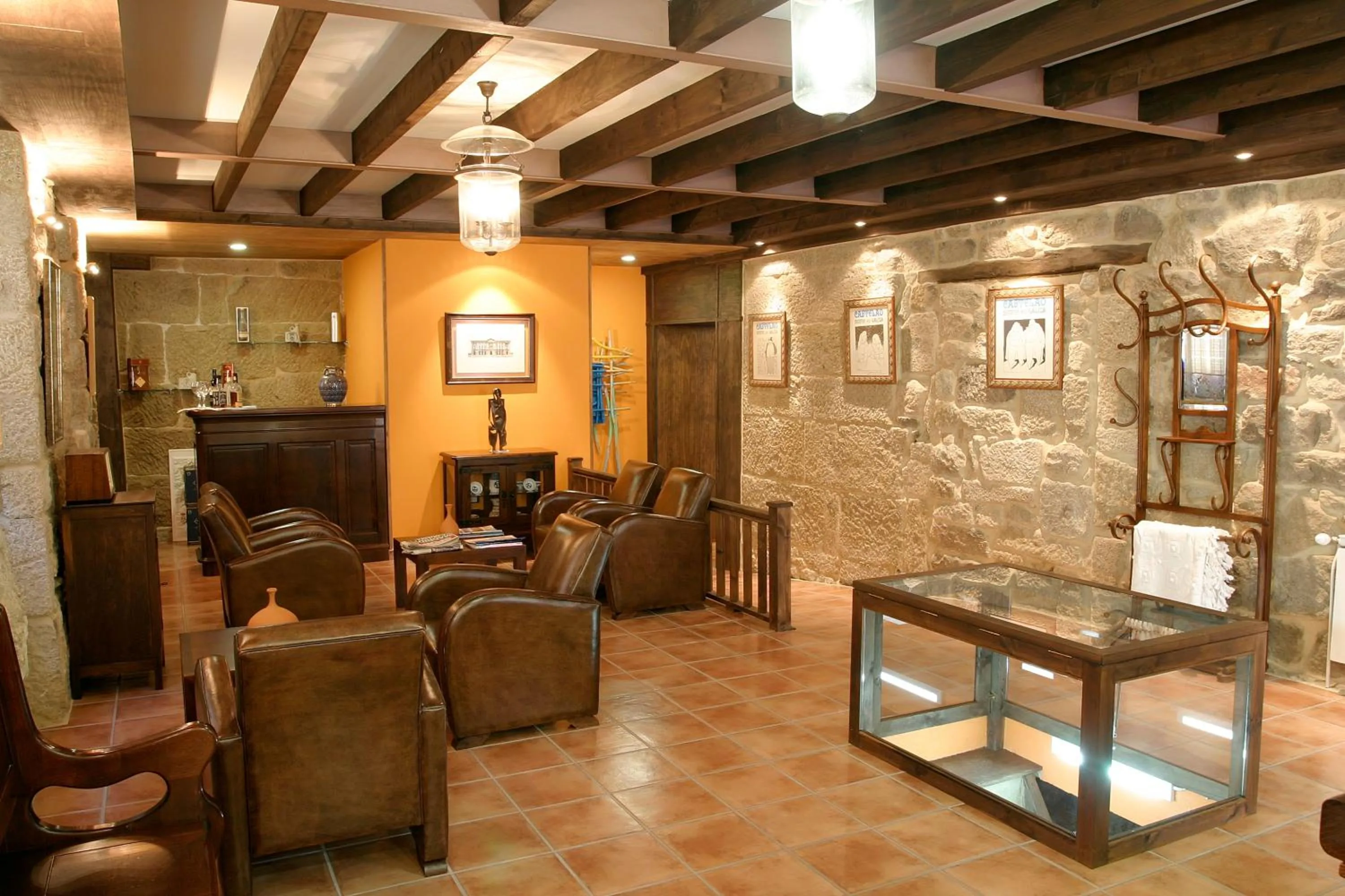Lobby or reception in Hotel O Portelo Rural