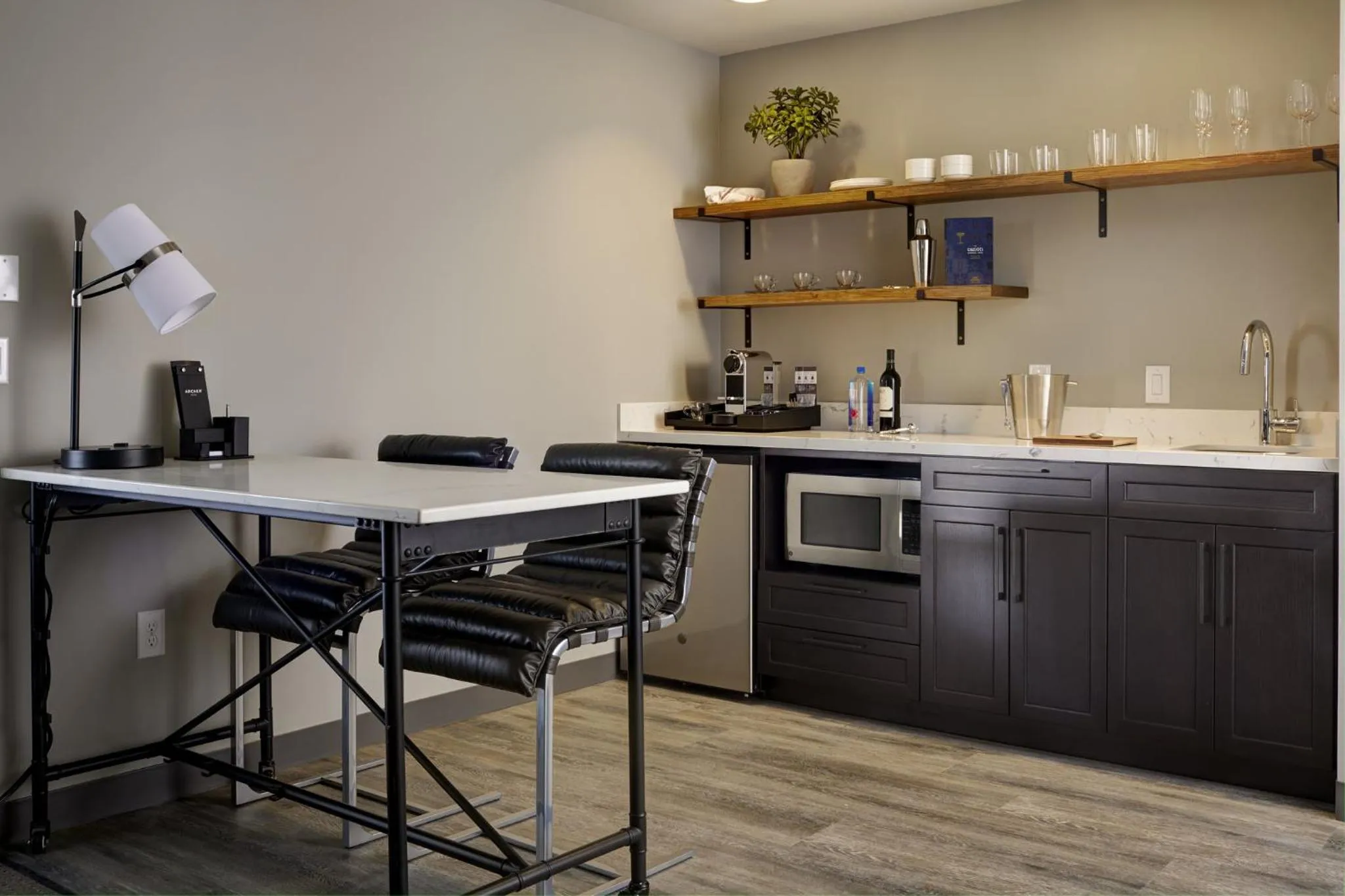 Kitchen or kitchenette in Archer Hotel Seattle/Redmond