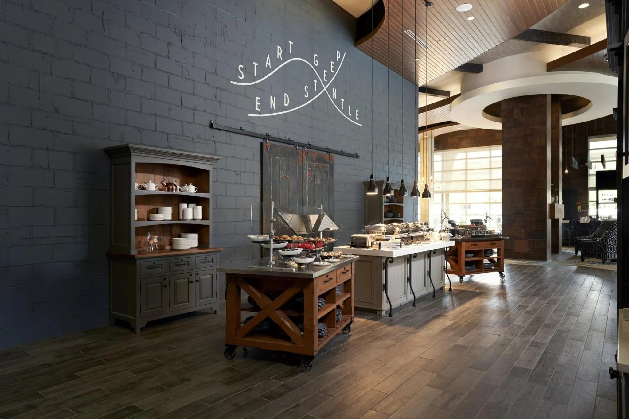 Buffet breakfast in Archer Hotel Seattle/Redmond