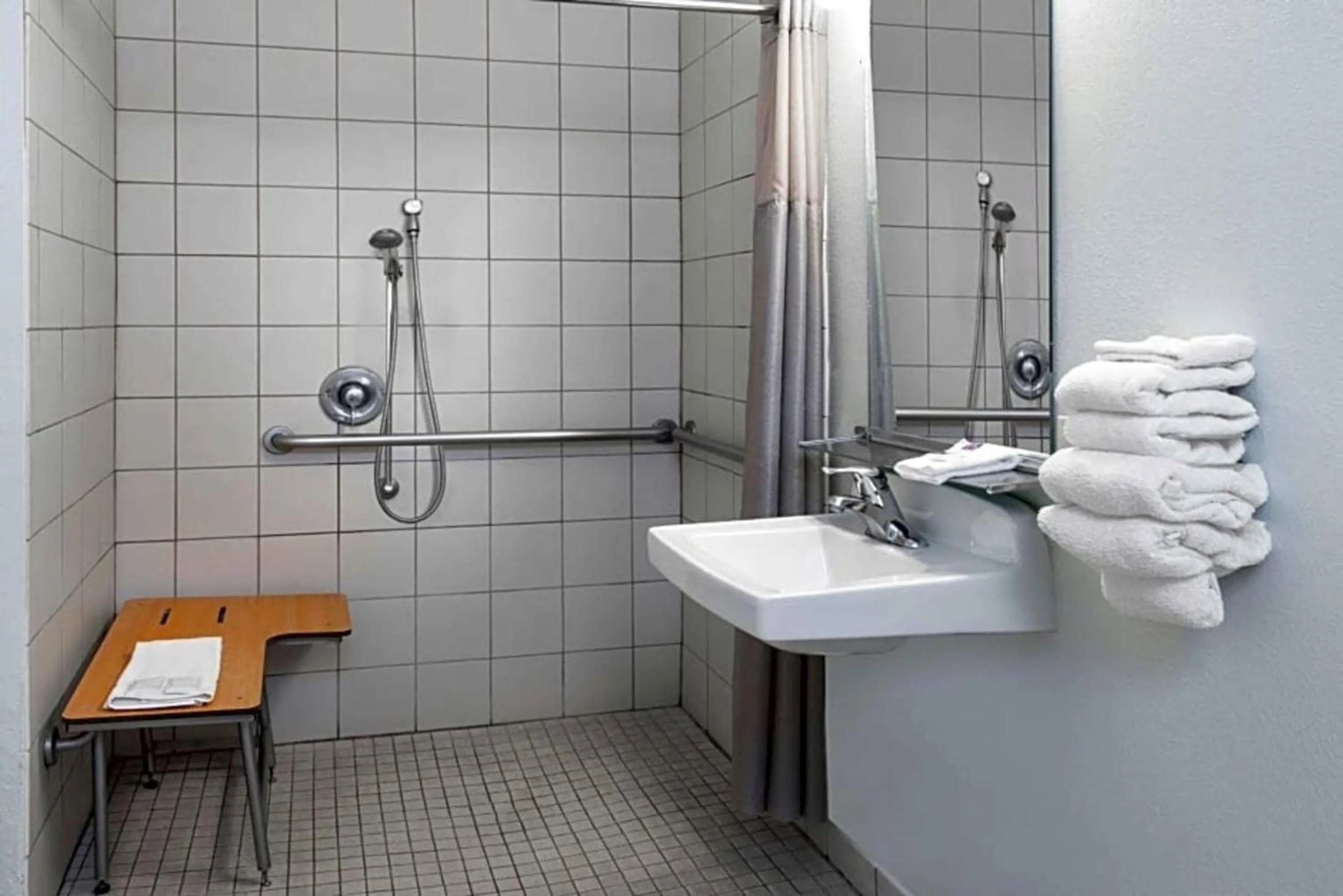 Bathroom in Motel 6-Anaheim, CA - Maingate