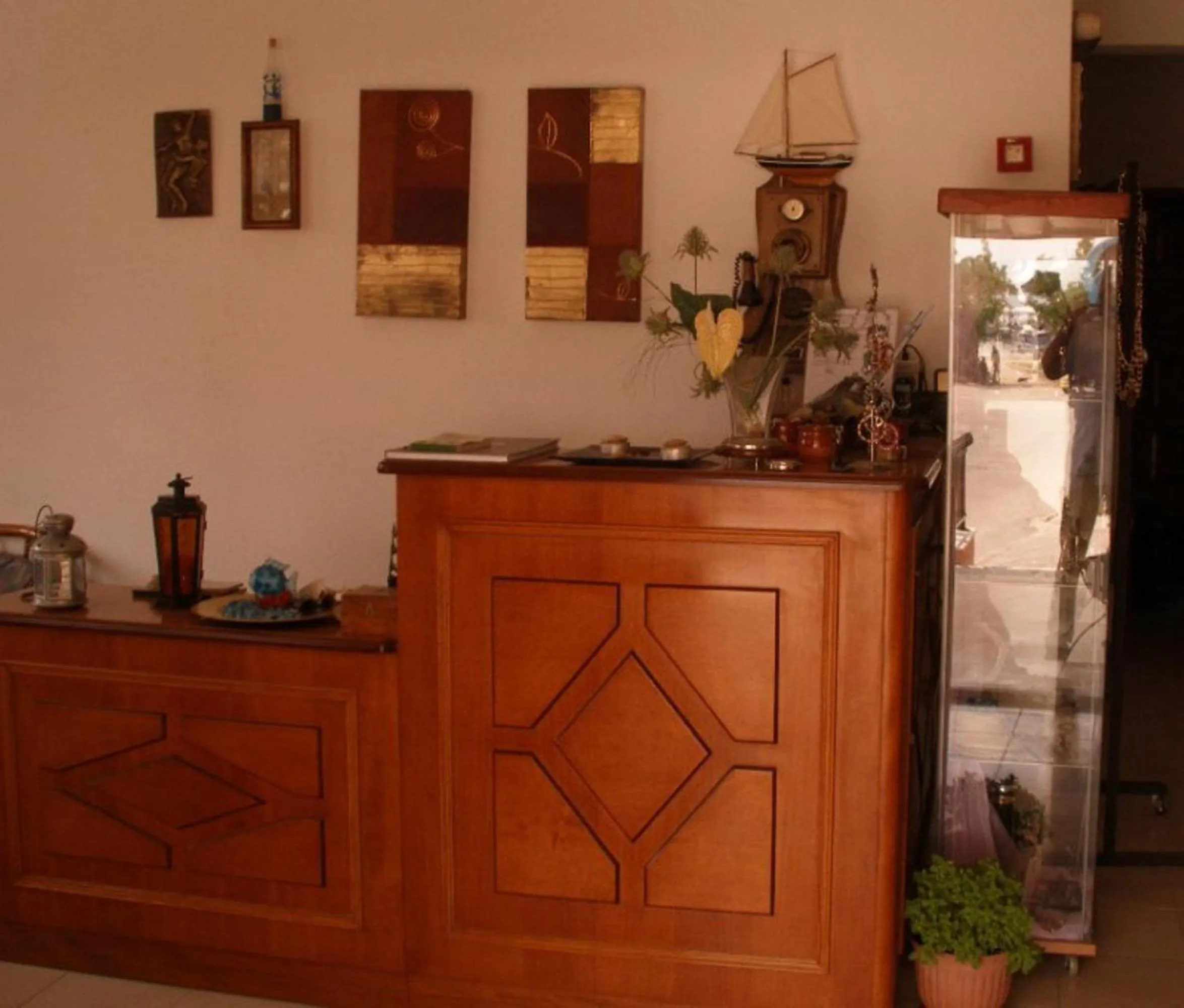 Lobby or reception in Hotel Alexandros