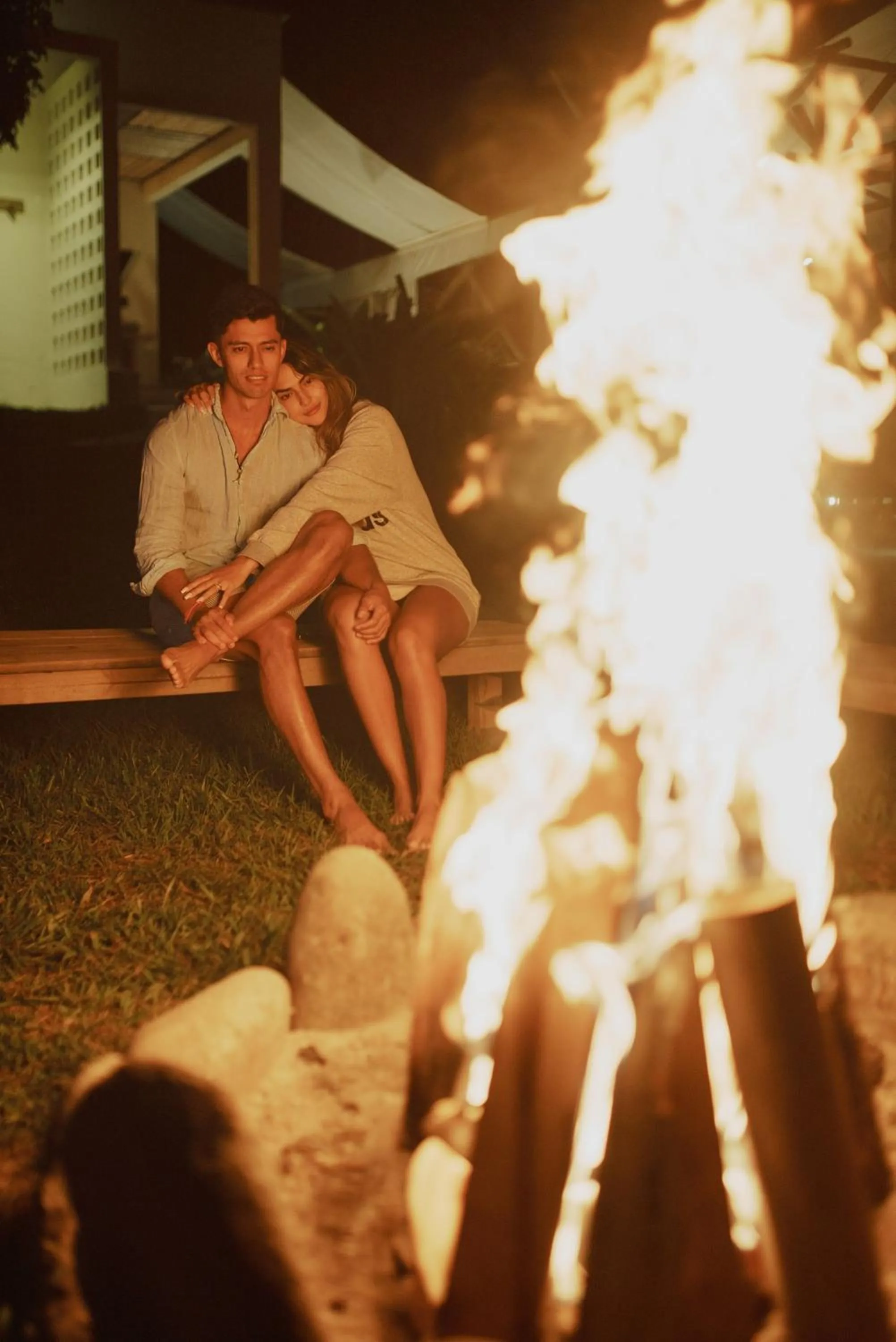 fireplace in Glamping Entre Rios