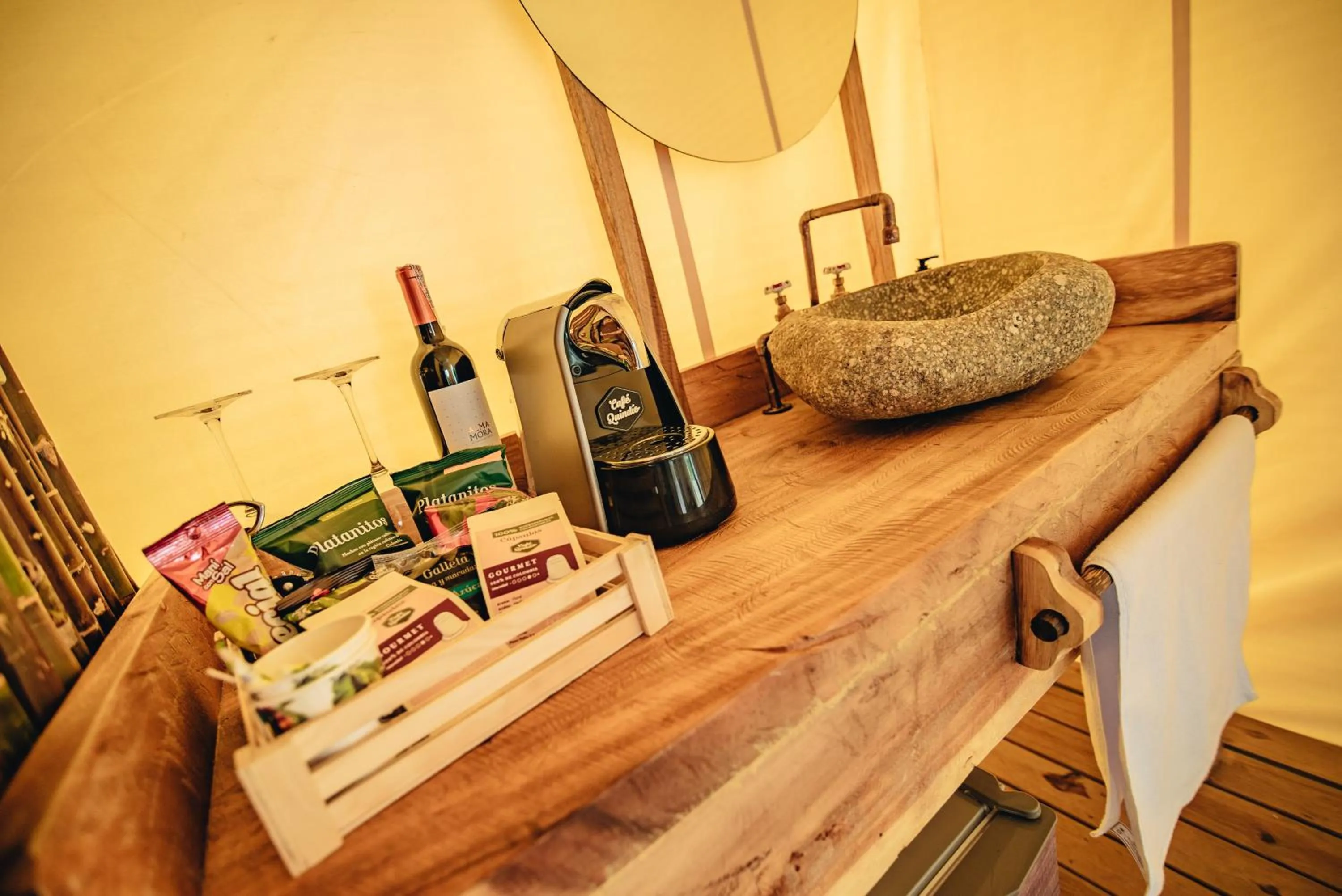 Drinks in Glamping Entre Rios