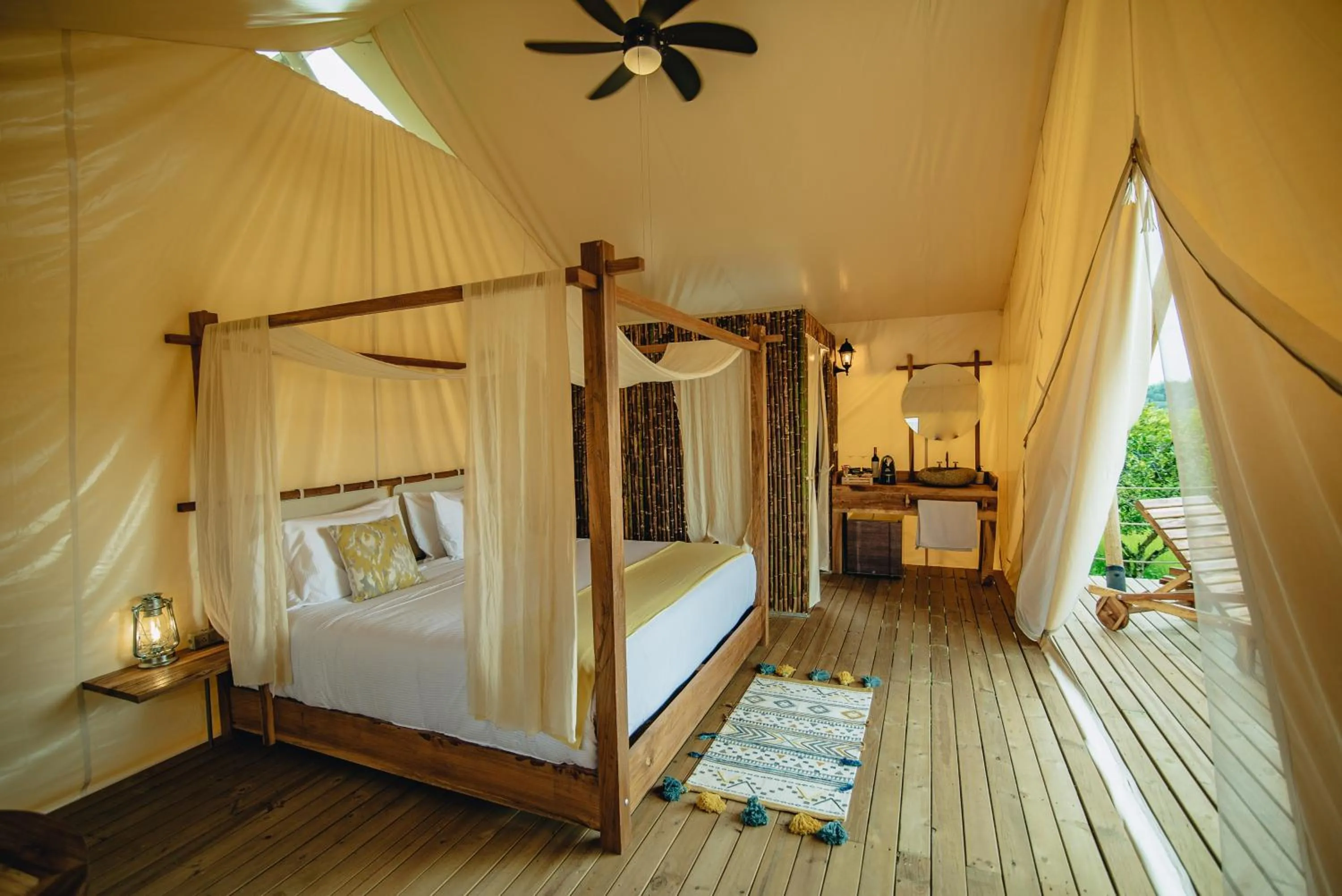 Bed in Glamping Entre Rios