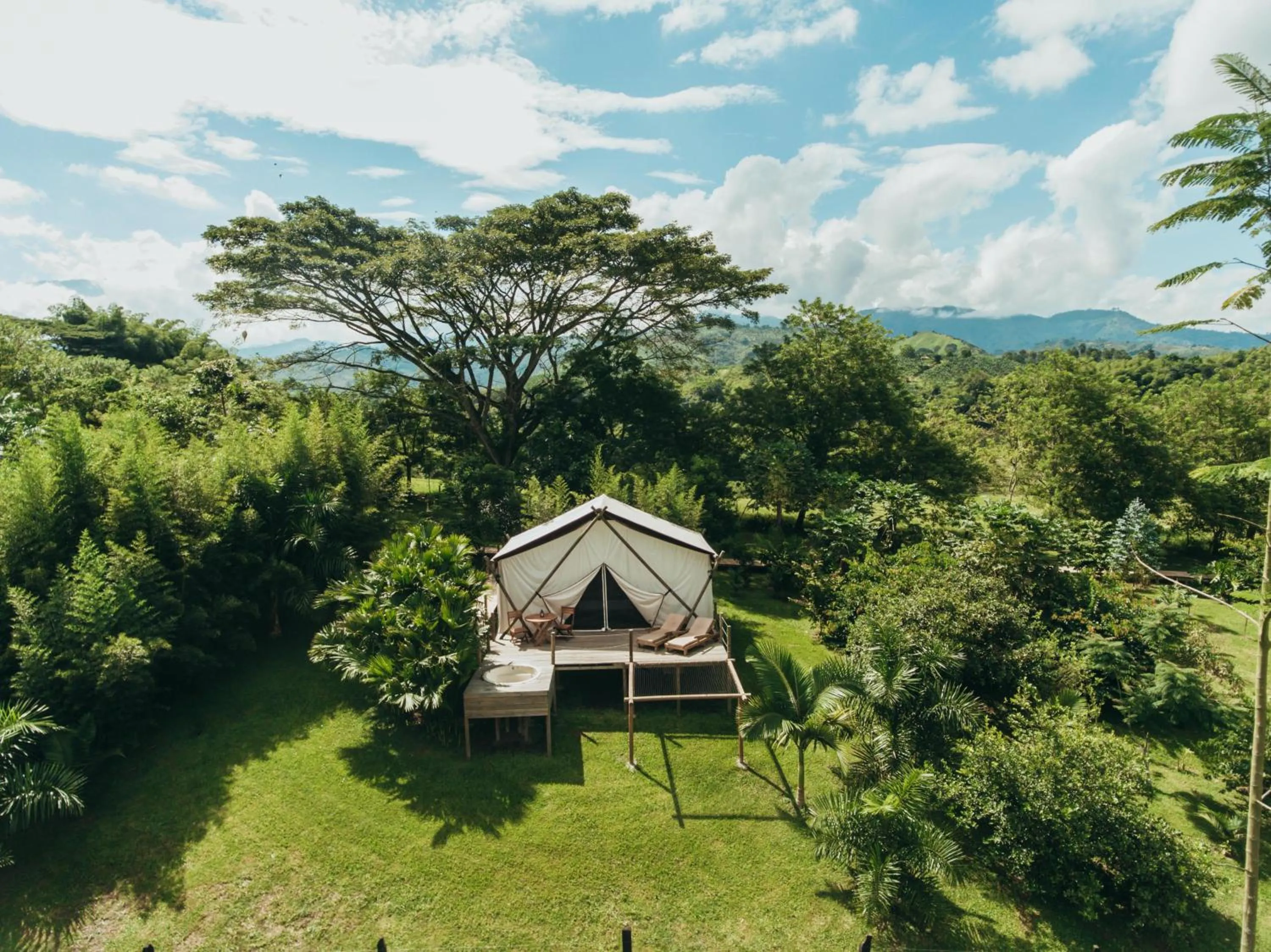 Garden view in Glamping Entre Rios