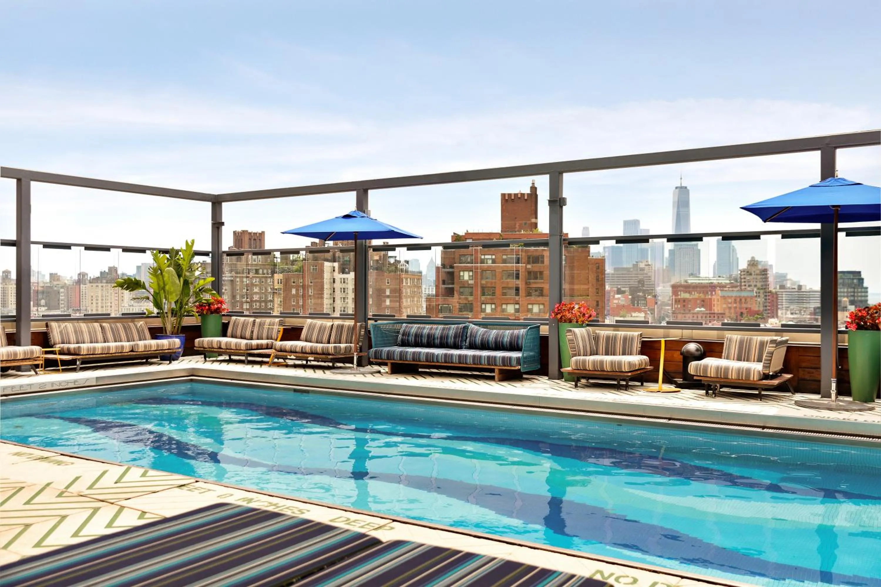 Swimming pool in Gansevoort Meatpacking