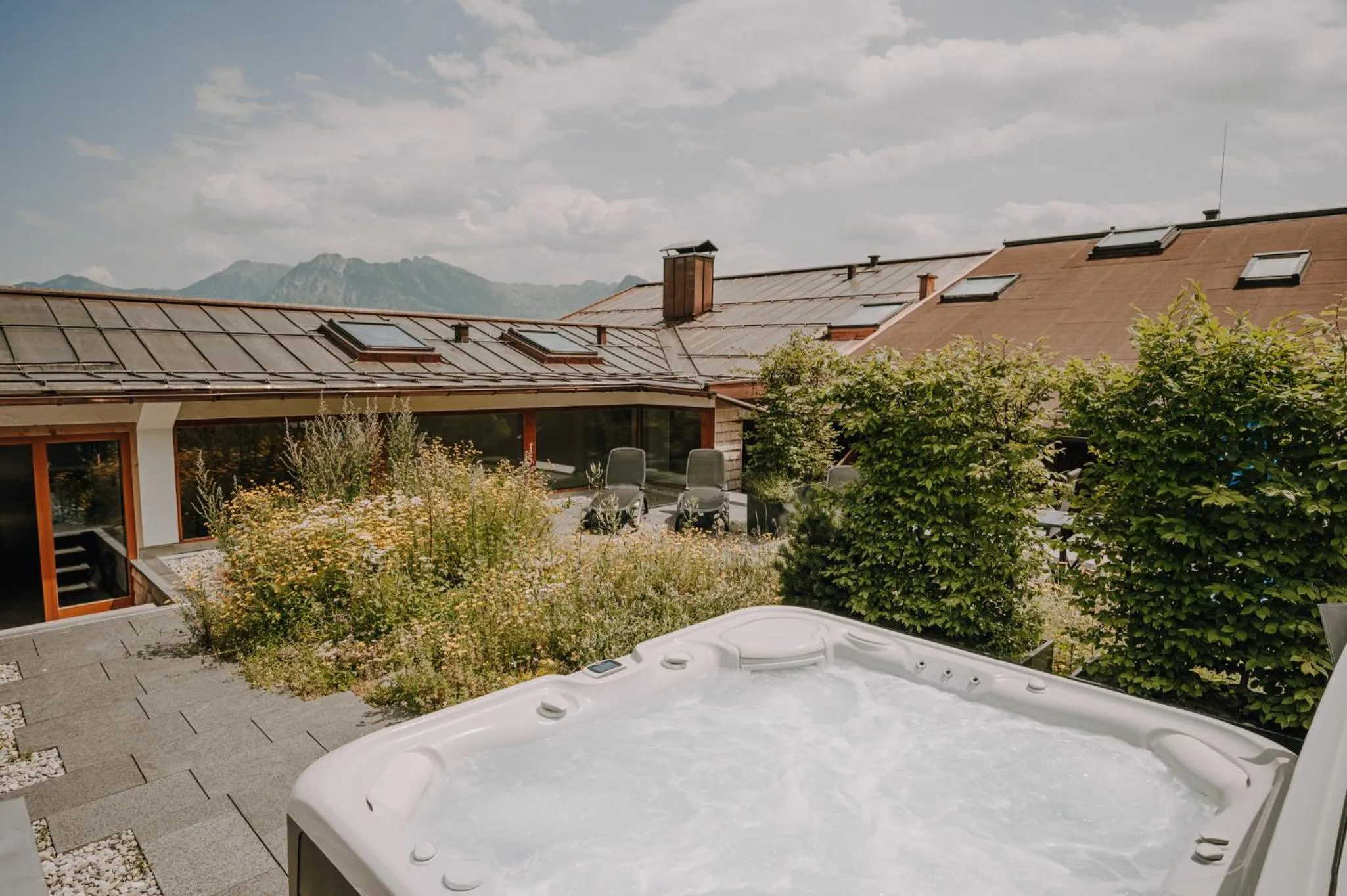 Hot Tub in Alpe Dornach