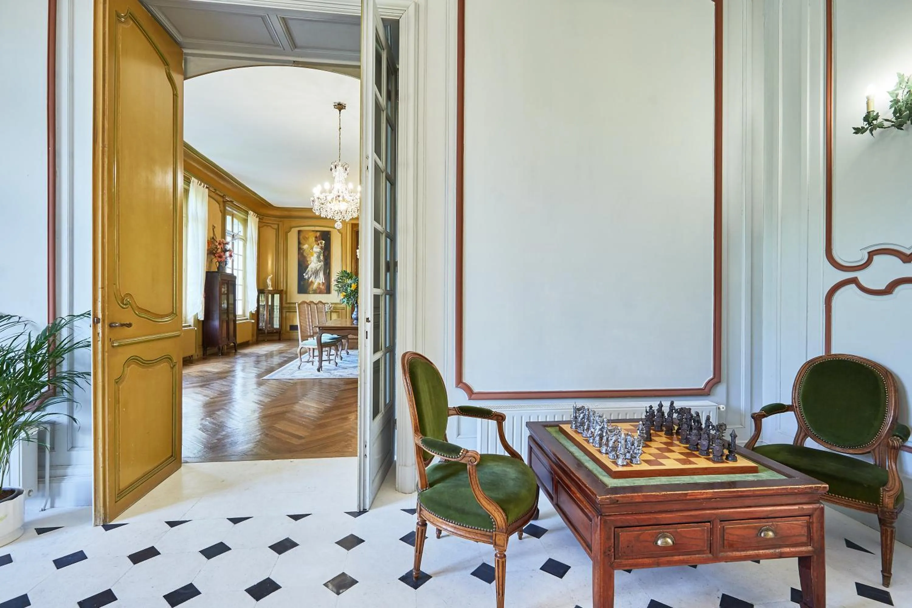 Seating area in Chateau des Monts