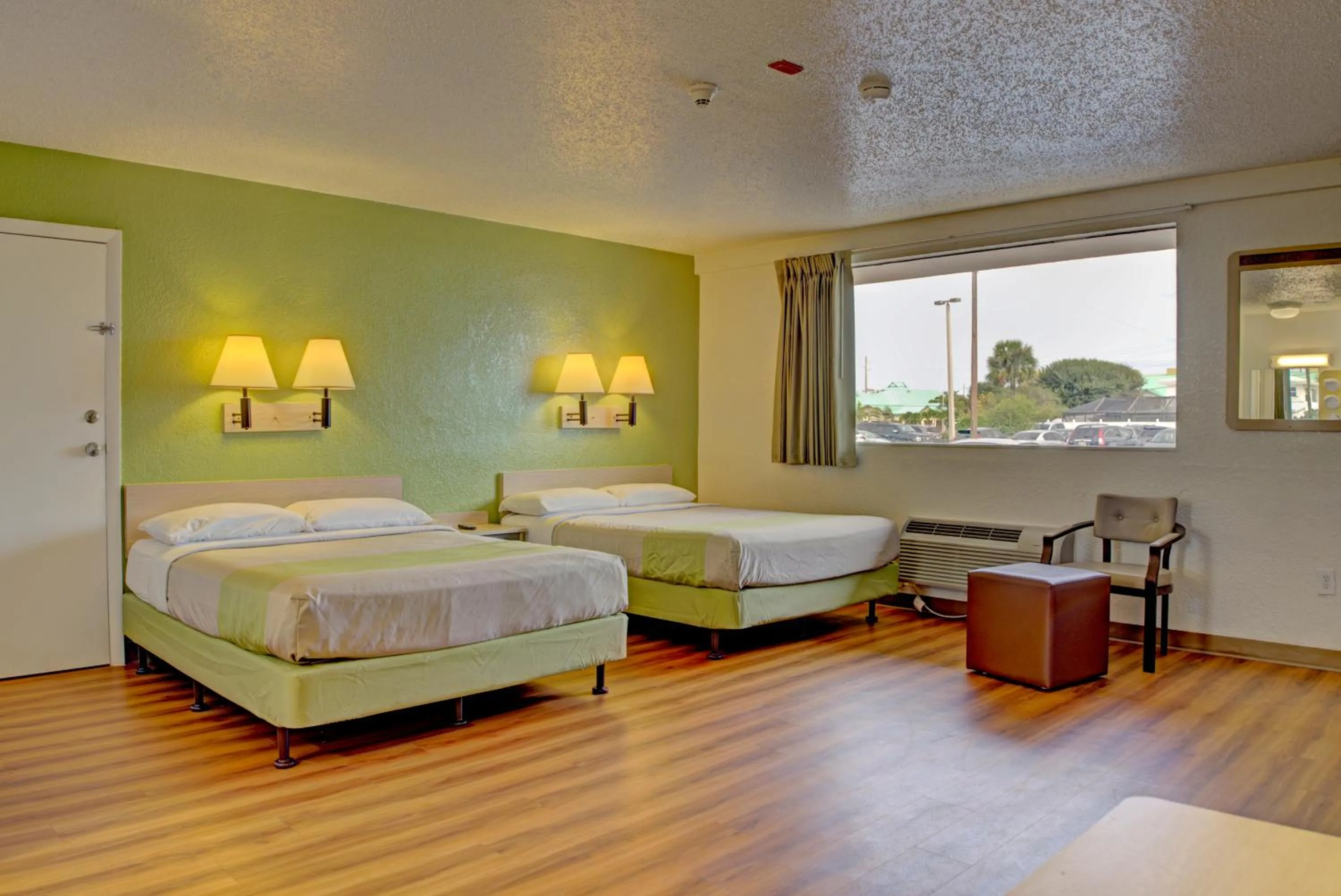 Bed in Motel 6-Cocoa Beach, FL