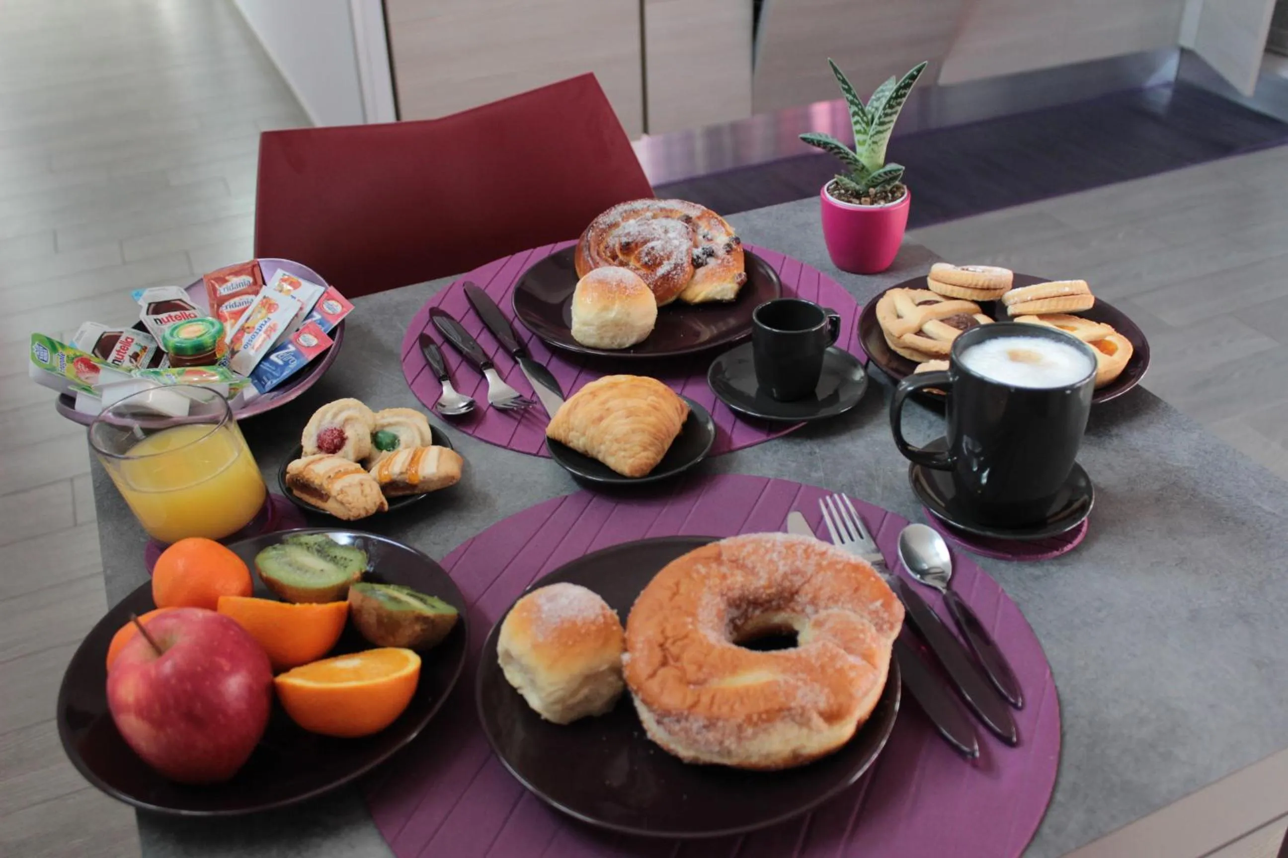 Italian breakfast in B&B Eco