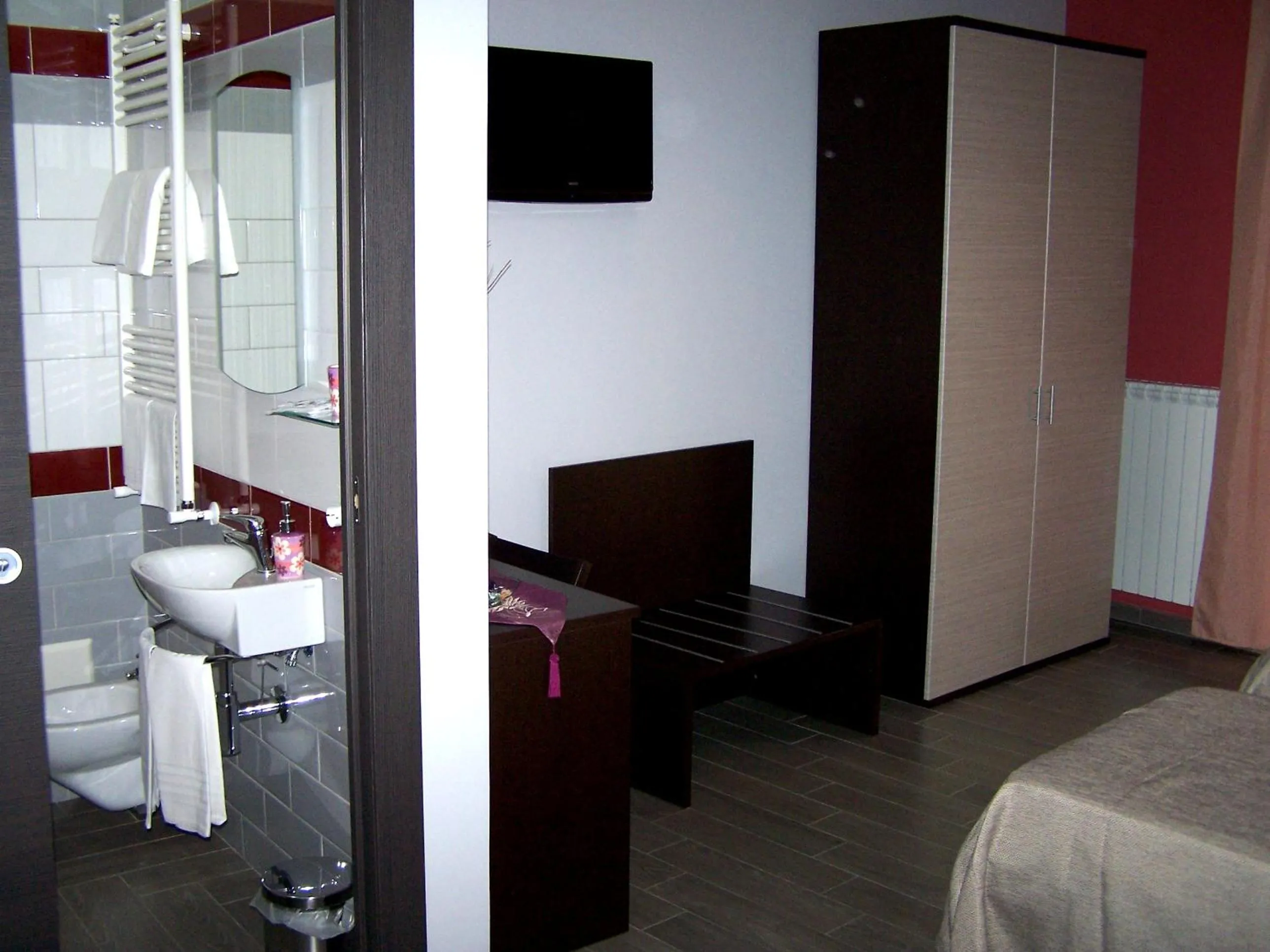 Bathroom, Bed in B&B Eco