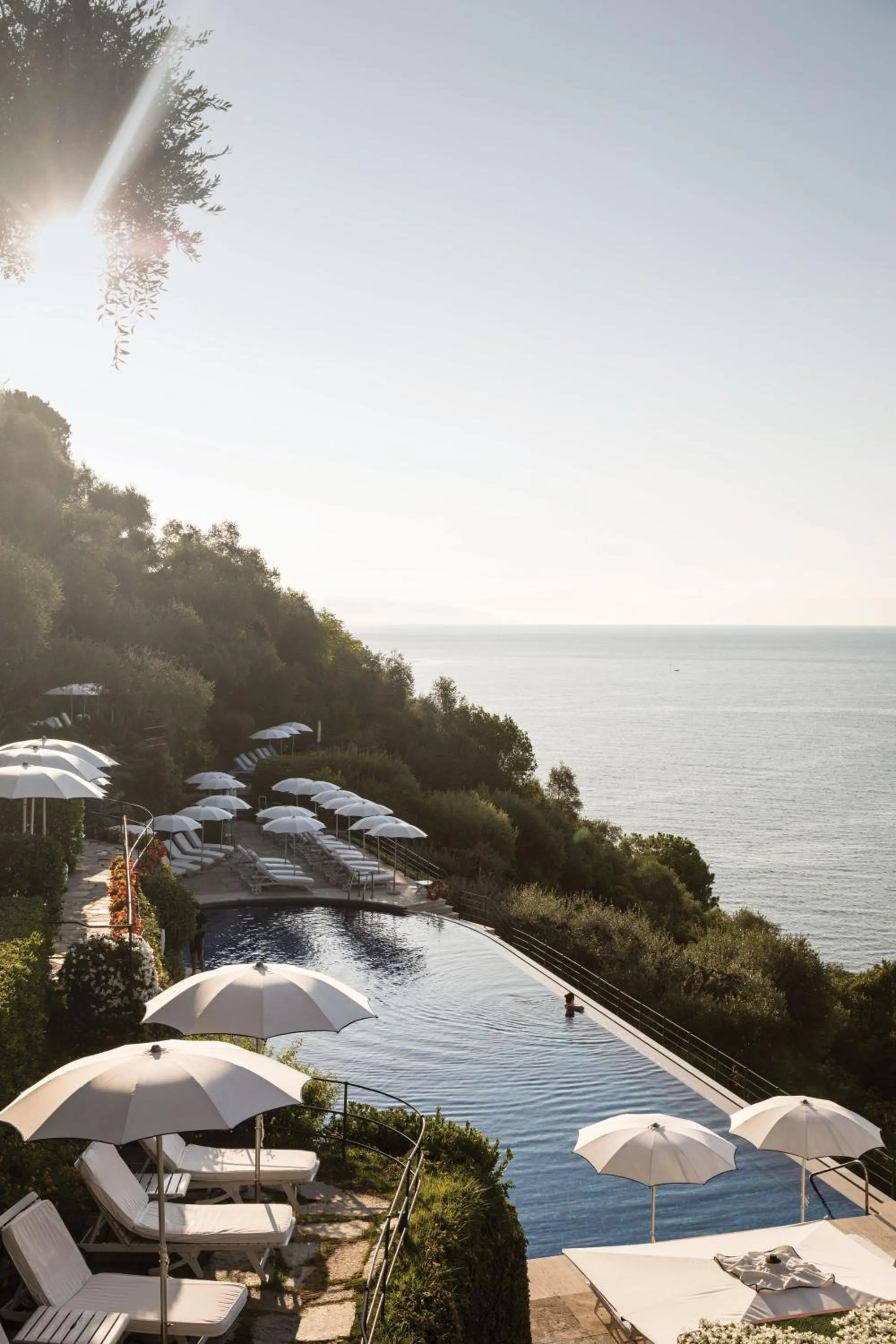 Swimming pool in Splendido, A Belmond Hotel, Portofino